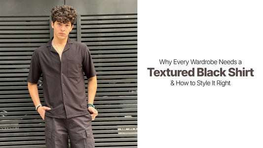 Why Every Wardrobe Needs a Textured Black Shirt & How to Style It Right