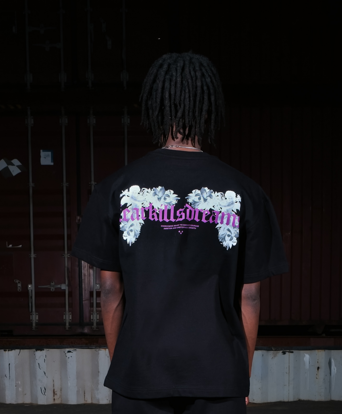 Reveraph Unisex Black Oversized T-Shirt | Minimal Style