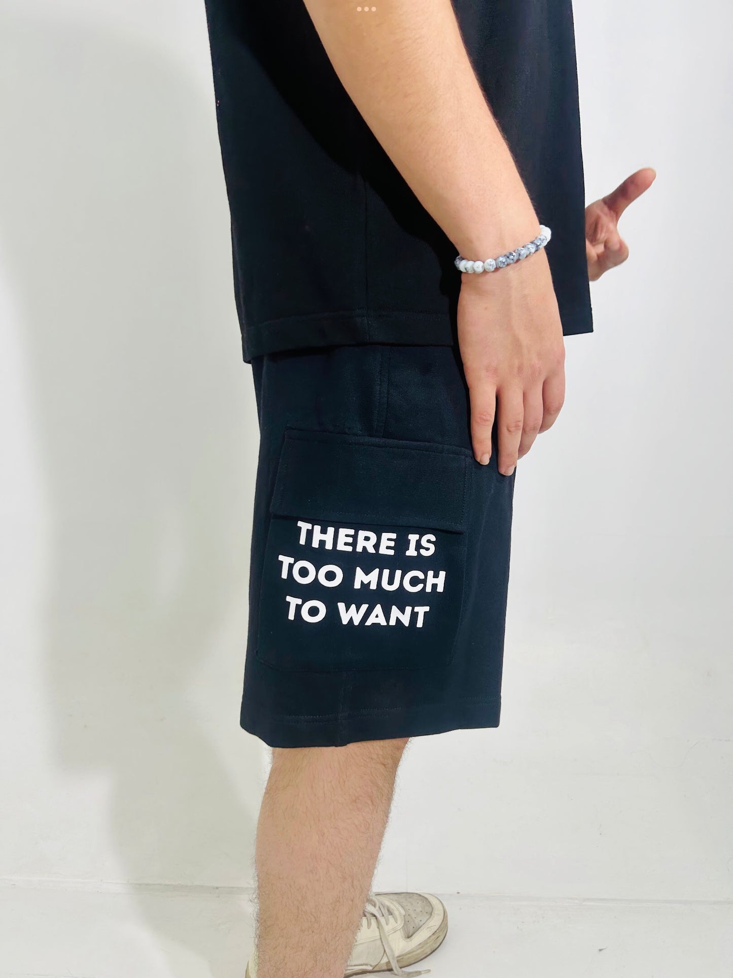 There is Too Much Too Want | Bold Jogger Shorts