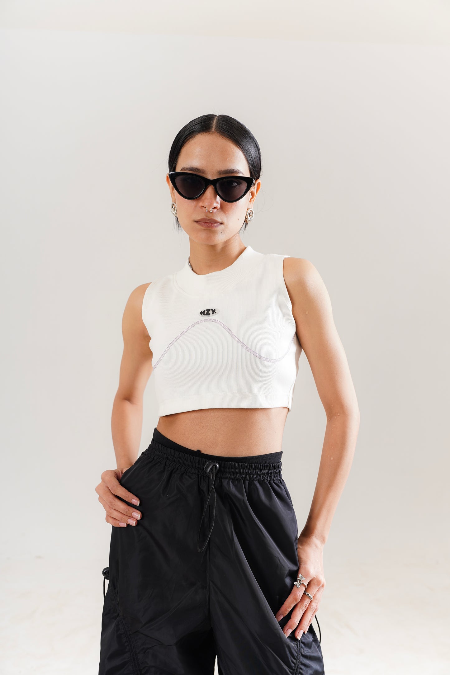 Basic White Crop Top