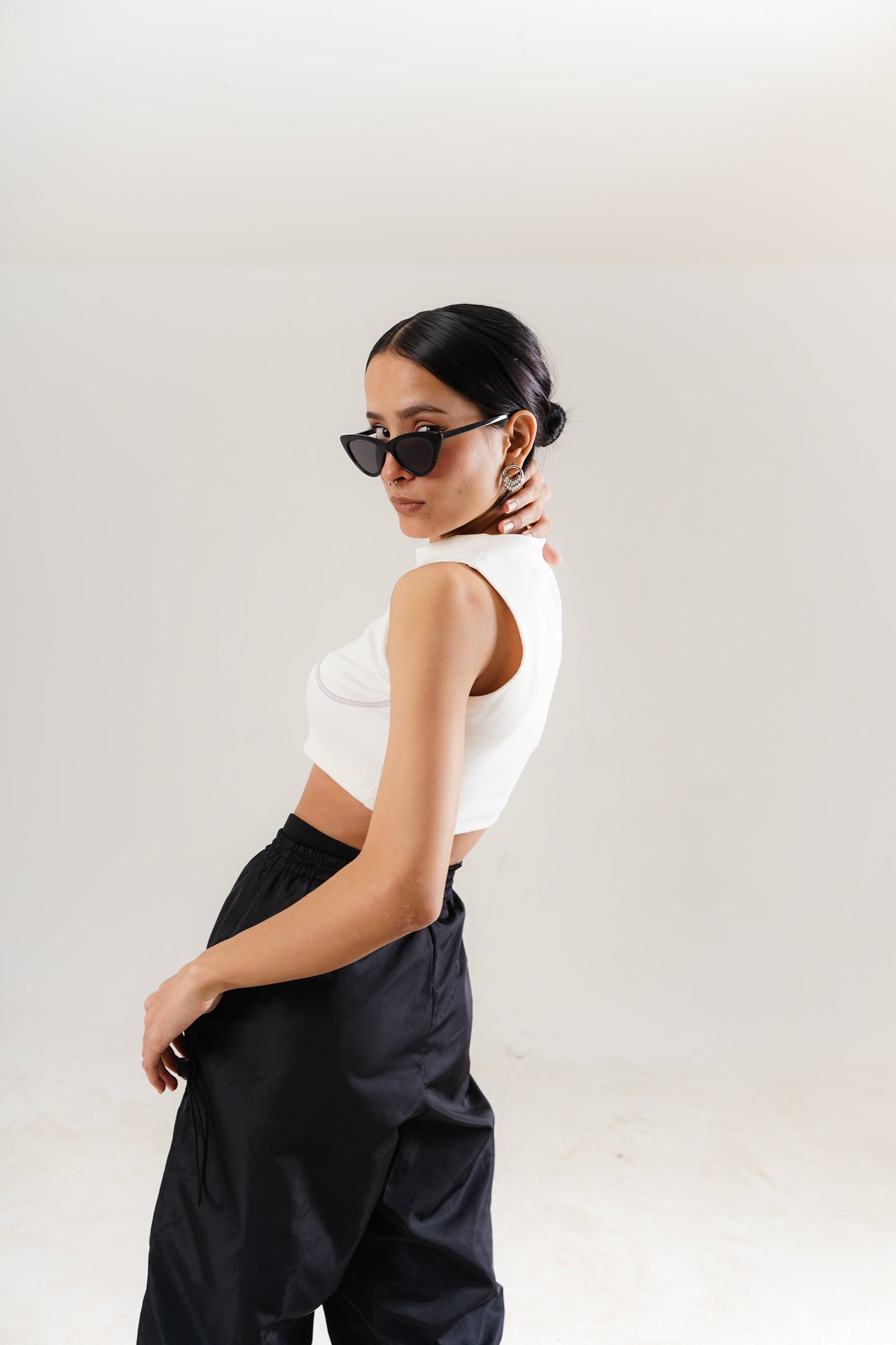 Basic White Crop Top