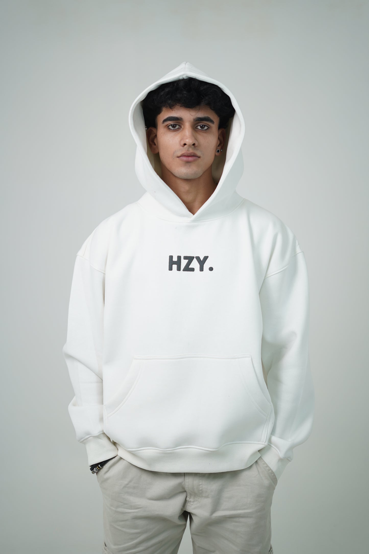 Basic White Hoodie
