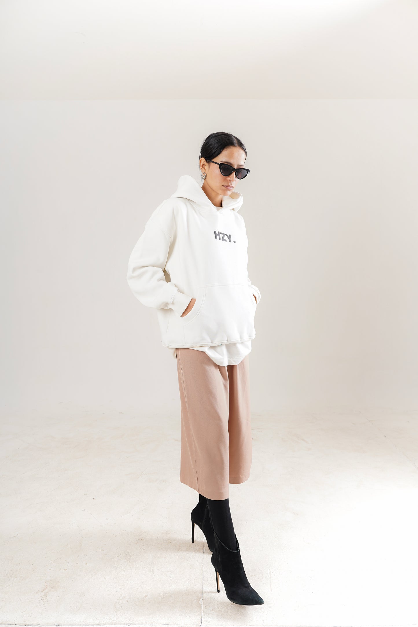 Basic White Hoodie
