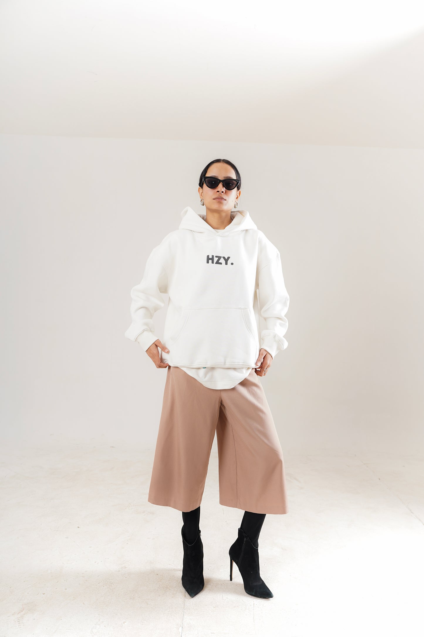 Basic White Hoodie