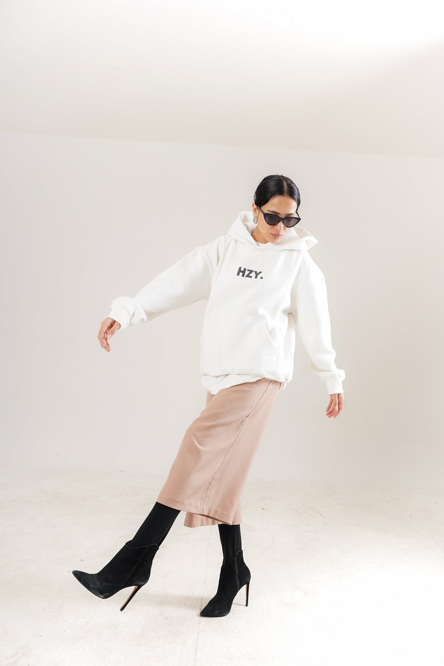 Basic White Hoodie
