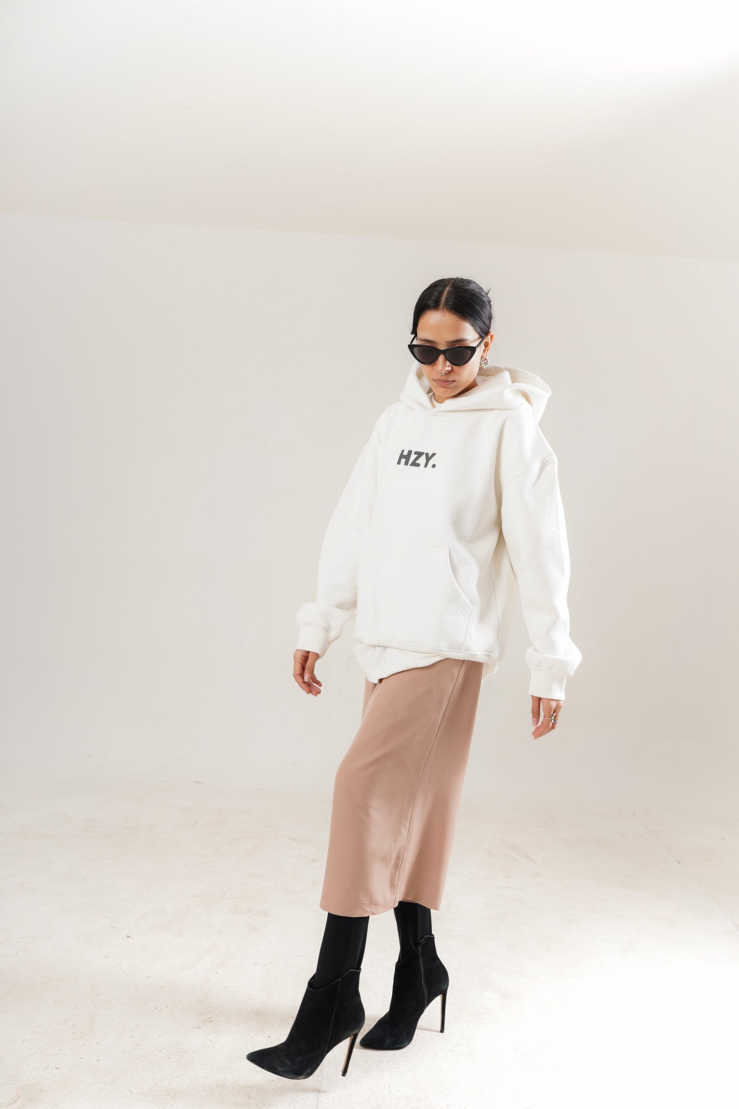 Basic White Hoodie