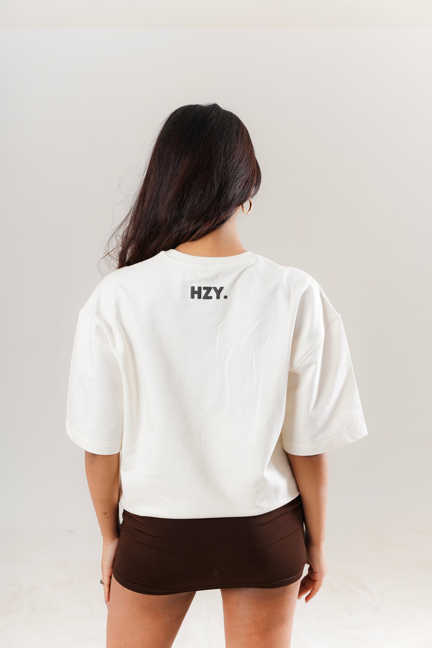 Calm Over Chaos White Oversized Unisex T-Shirt