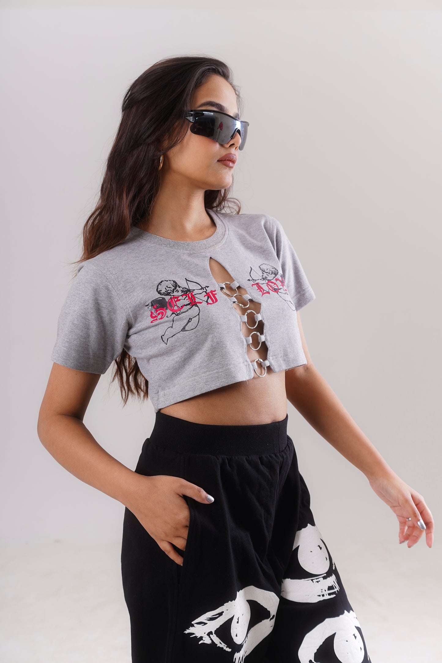 Love Graphic Crop Top – Power of Love