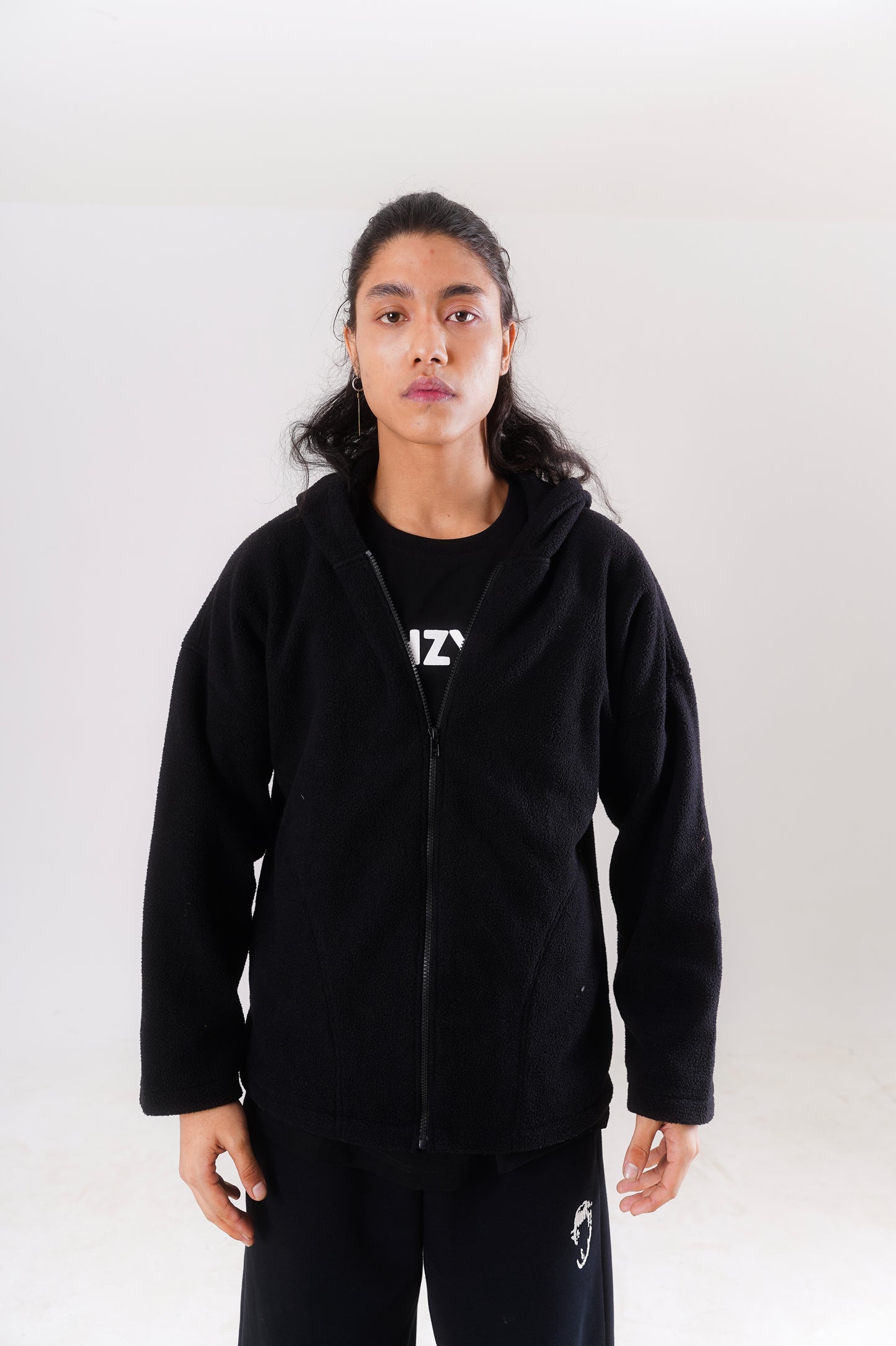 Polar Fleece Zip-up Hoodie