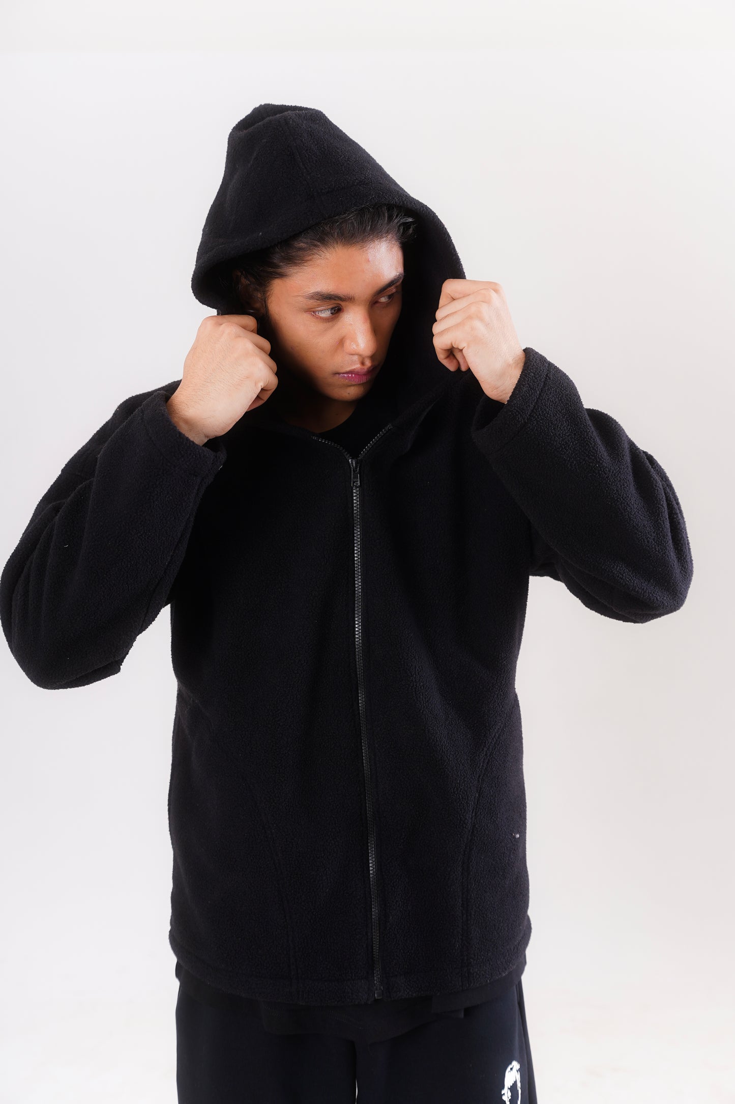 Polar Fleece Zip-up Hoodie