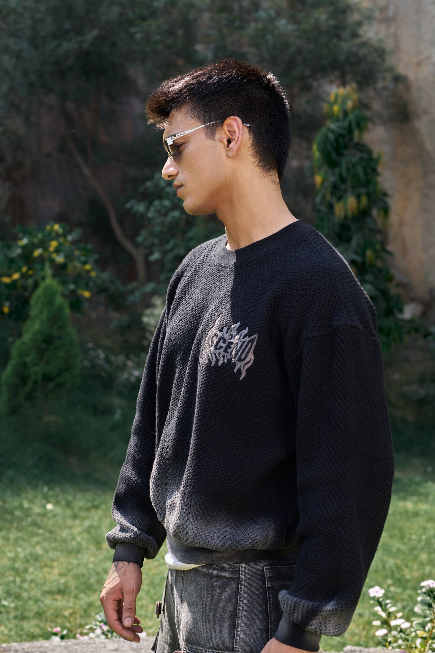 Ascend Unisex Oversized Ombre Sweater