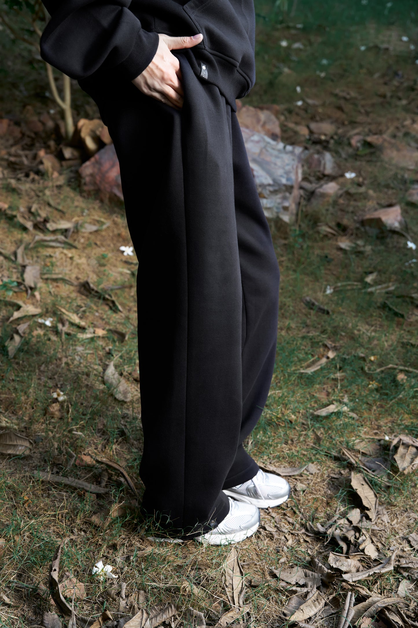 HZY Dimonte Unisex Oversized Black Jogger