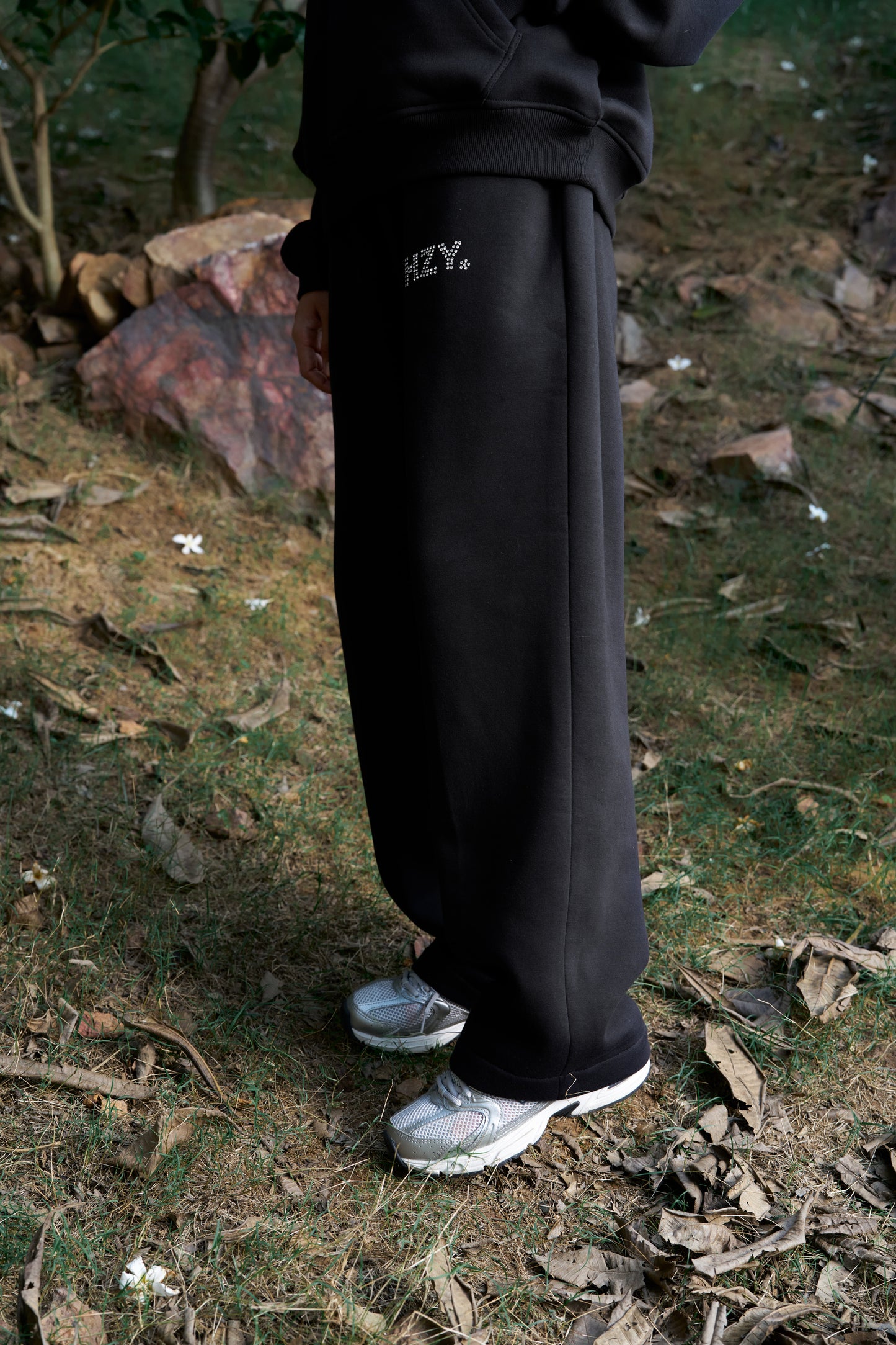 HZY Dimonte Unisex Oversized Black Jogger