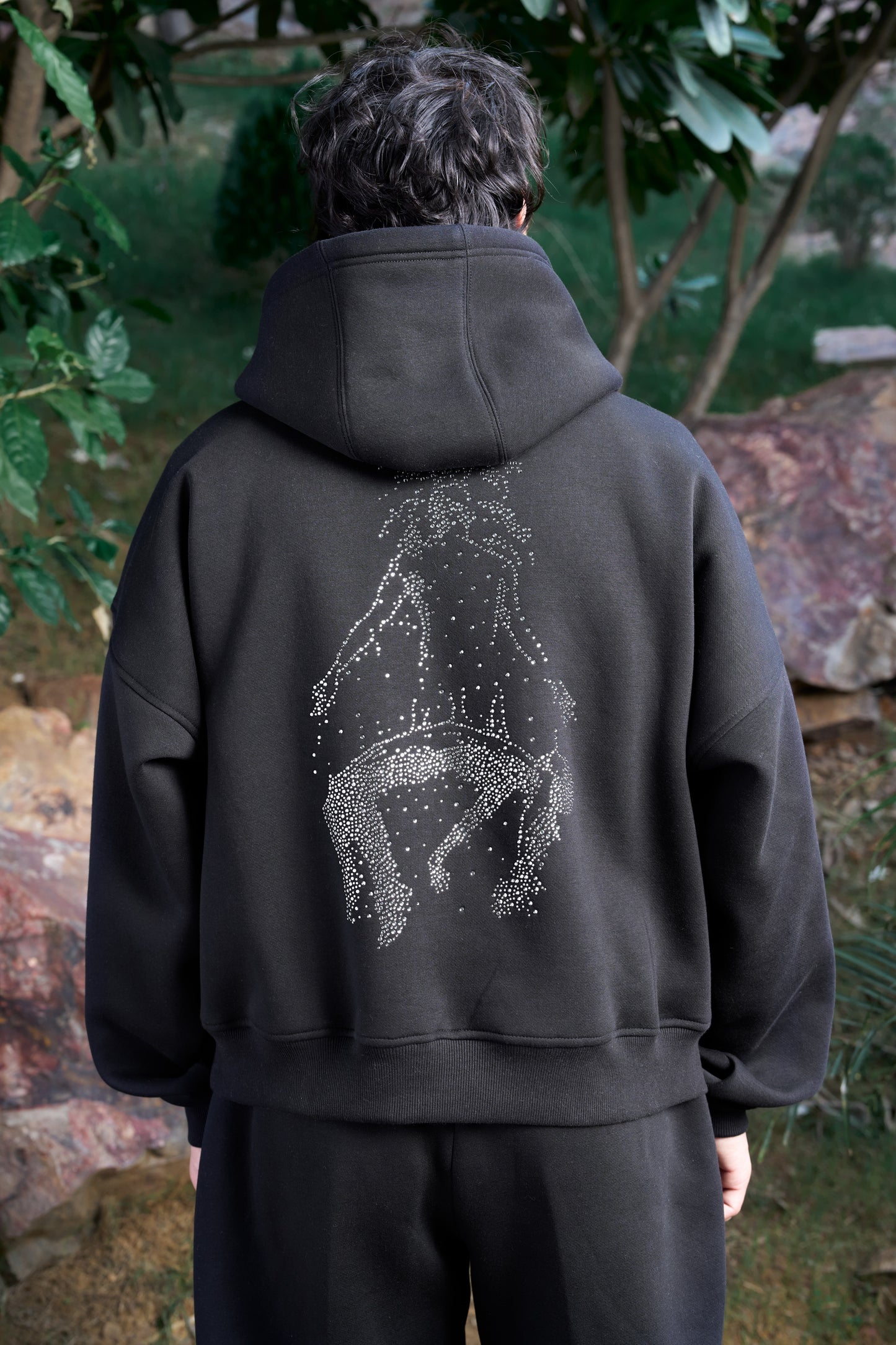 Soul Unisex Oversized Black Hoodie