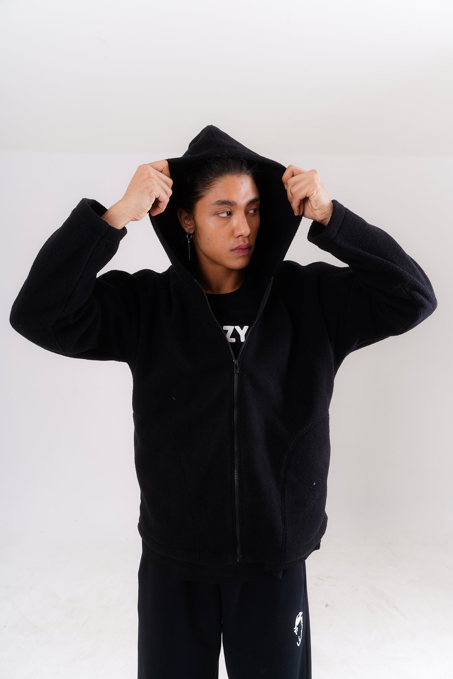 Polar Fleece Zip-up Hoodie
