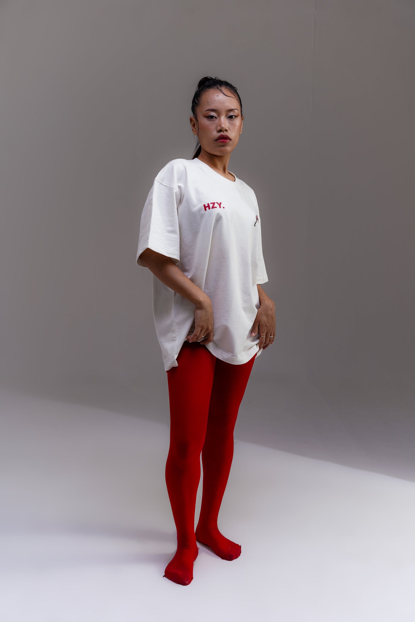 Utopia White Oversized Tee