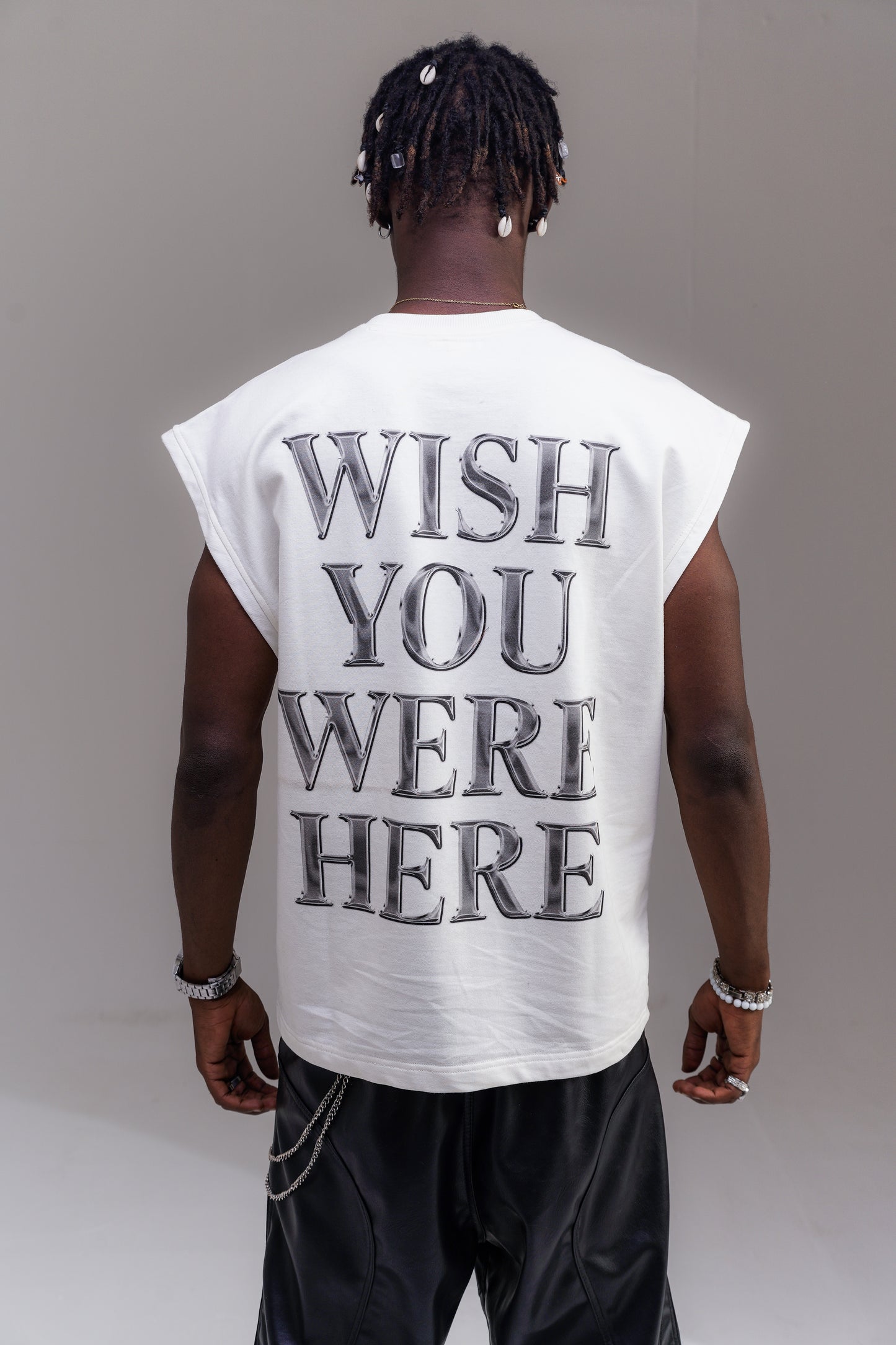 Wish You Were Here Oversized Vest