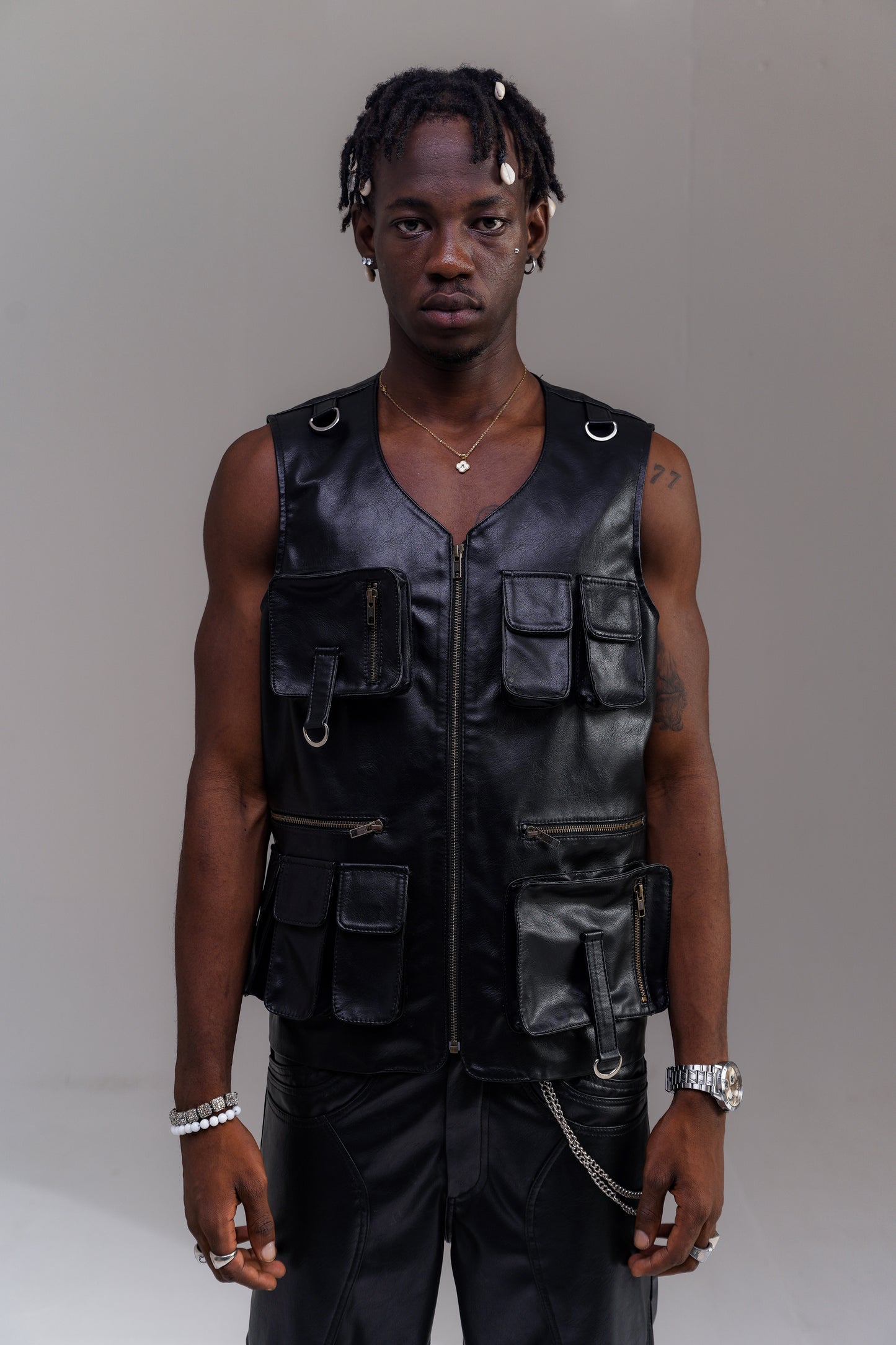 Meltdown Black Utility Vest