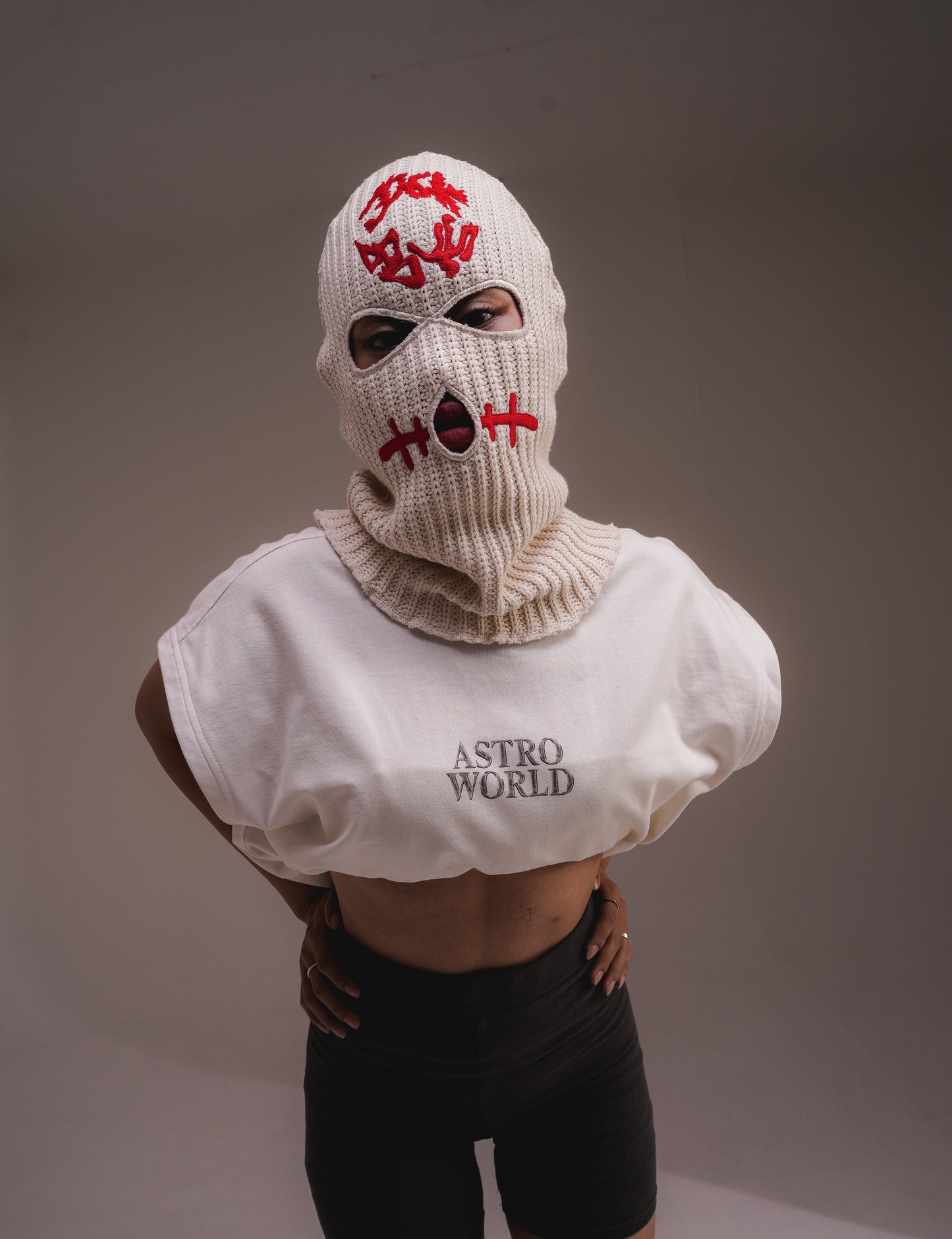 Jackboys Off White Ski Mask