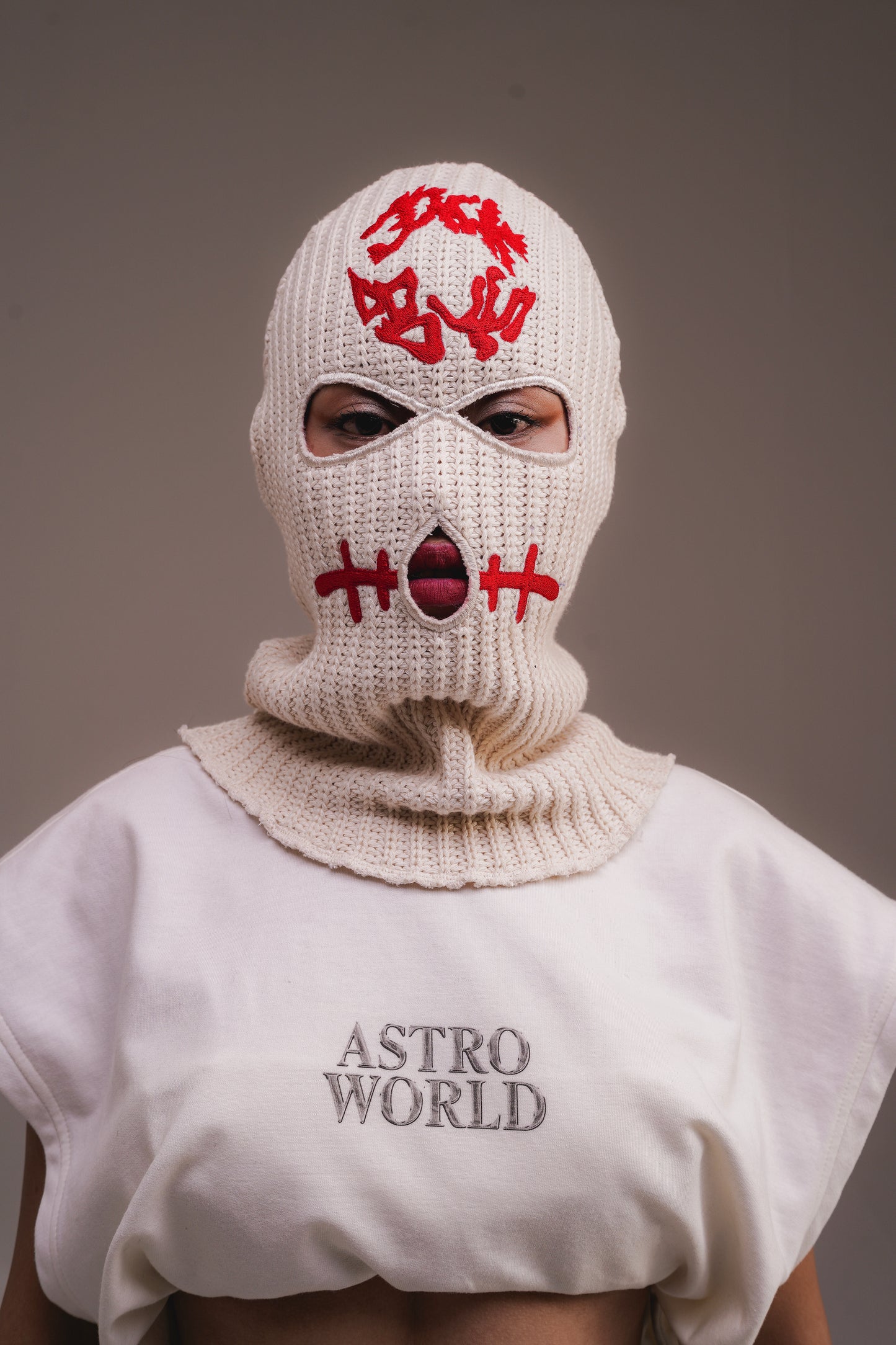 Jackboys Off White Ski Mask