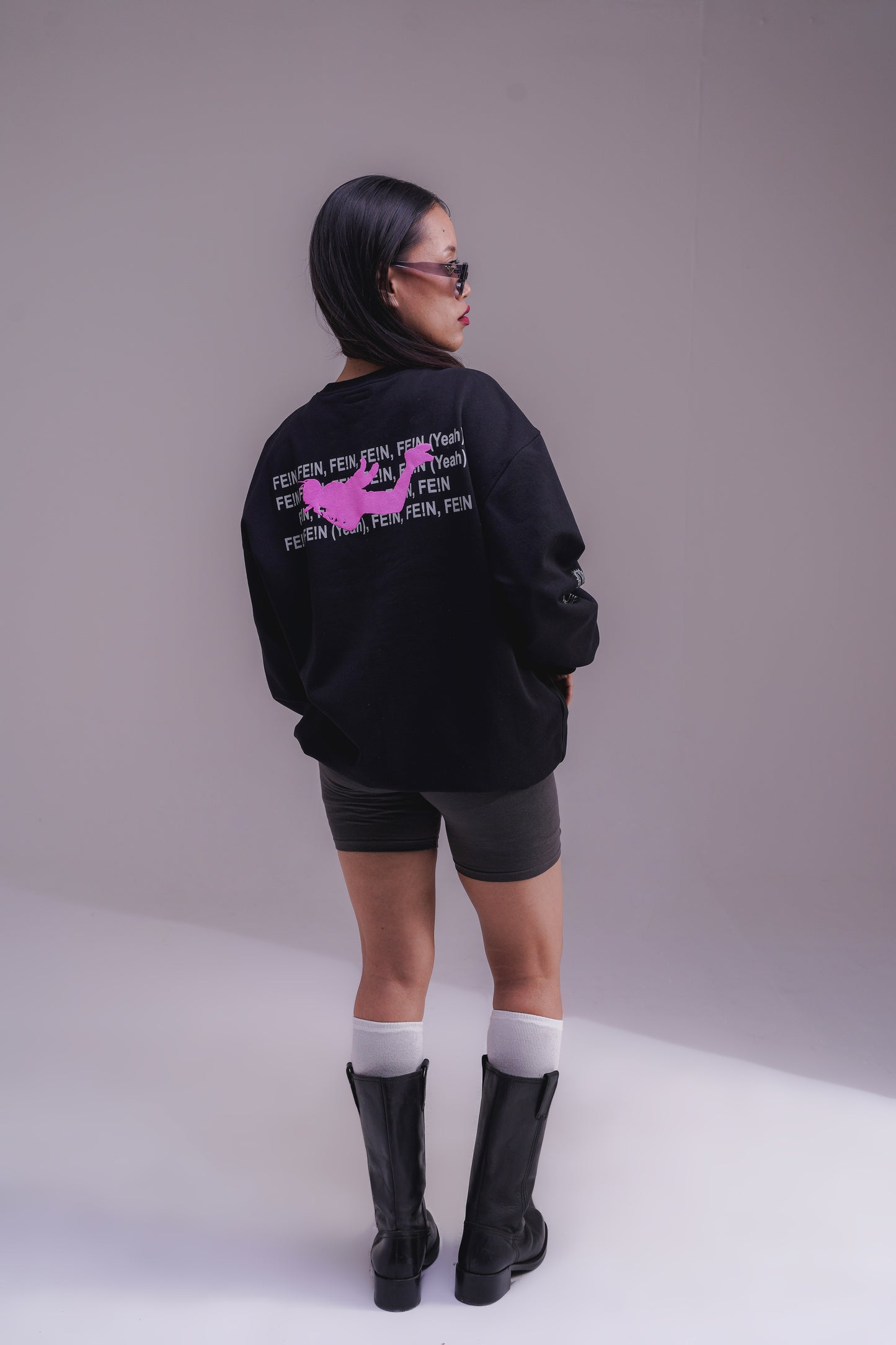 Cactus Jack Black Oversized Sweat