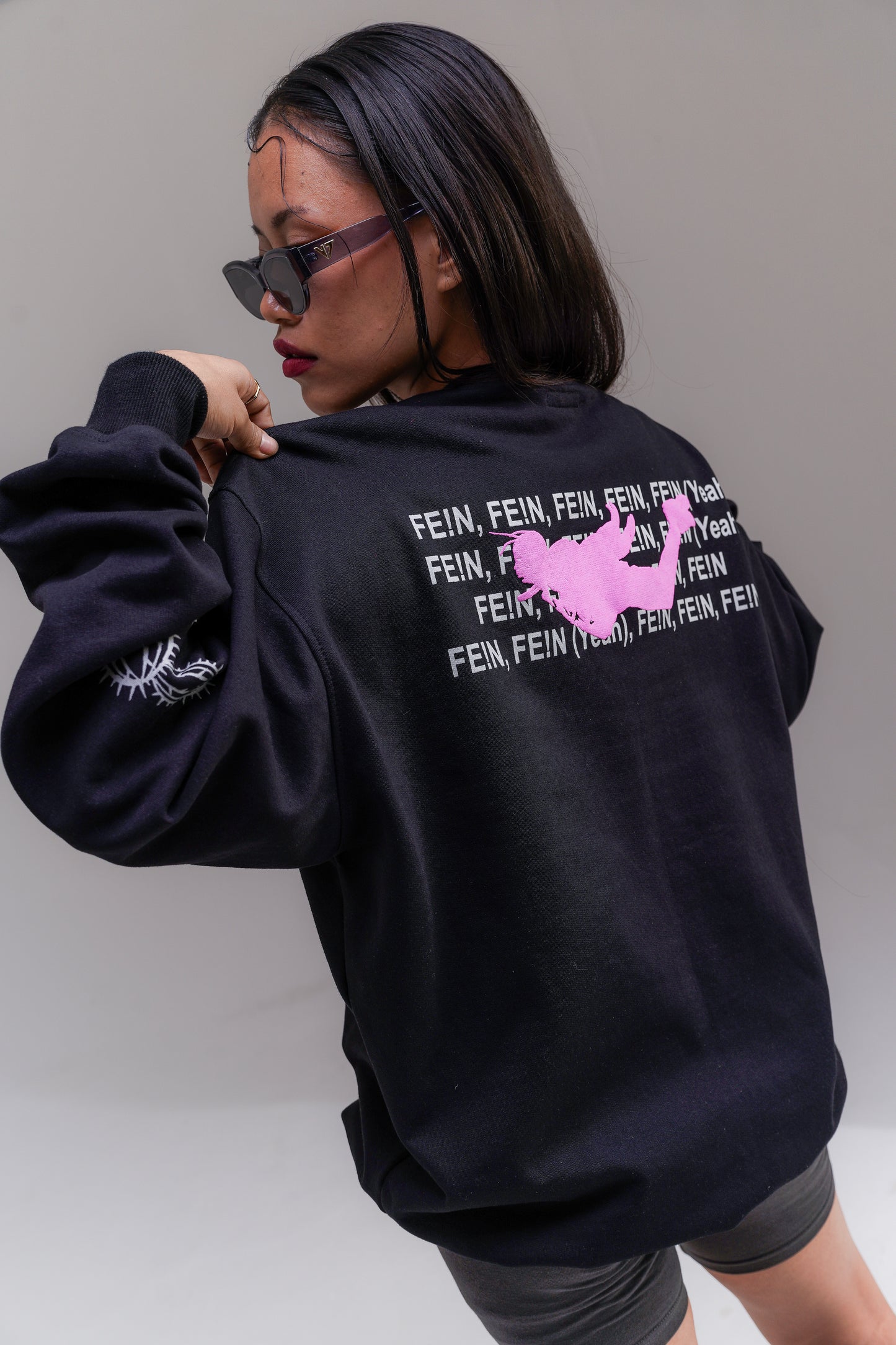 Cactus Jack Black Oversized Sweat