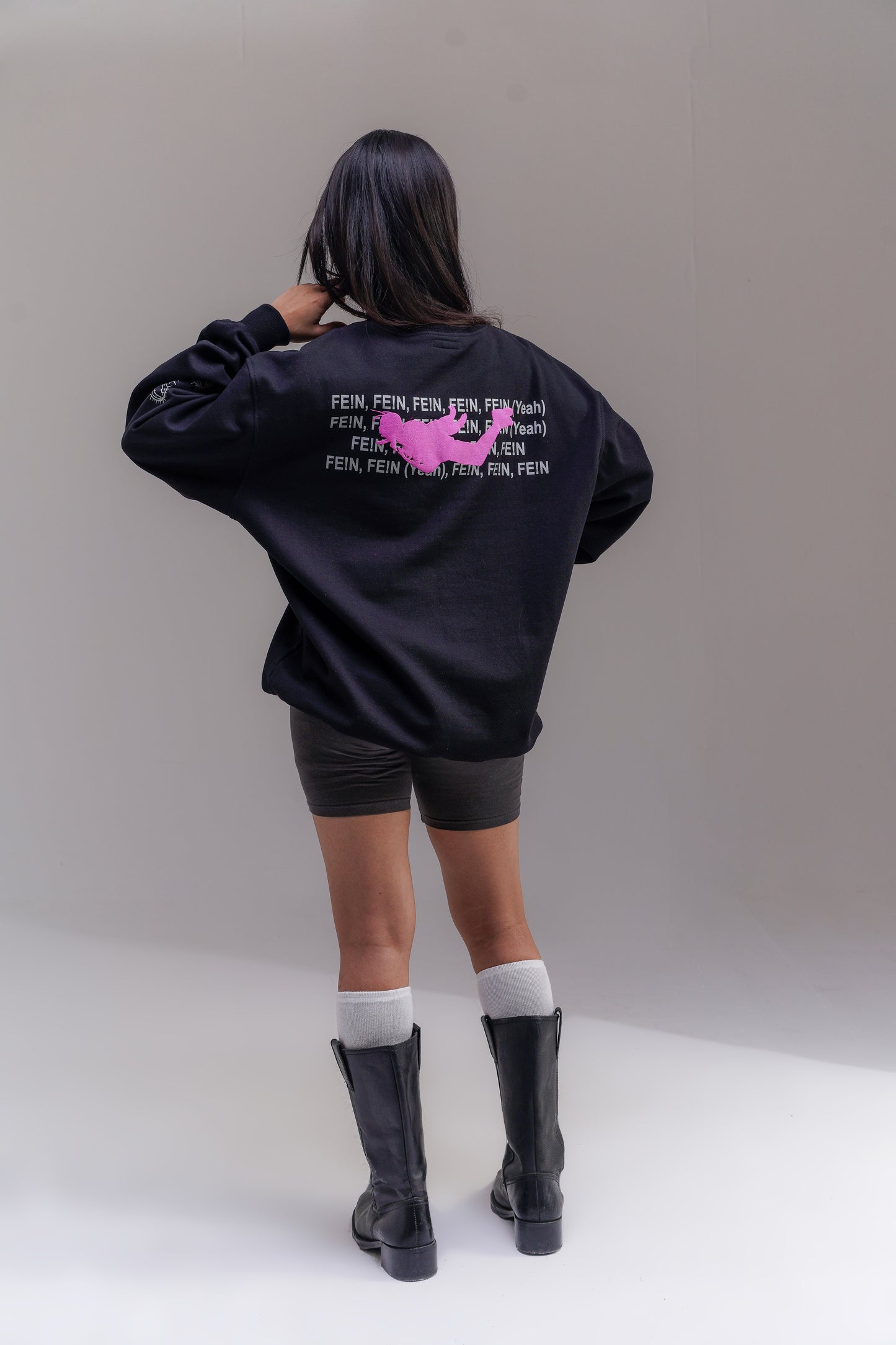 Cactus Jack Black Oversized Sweat