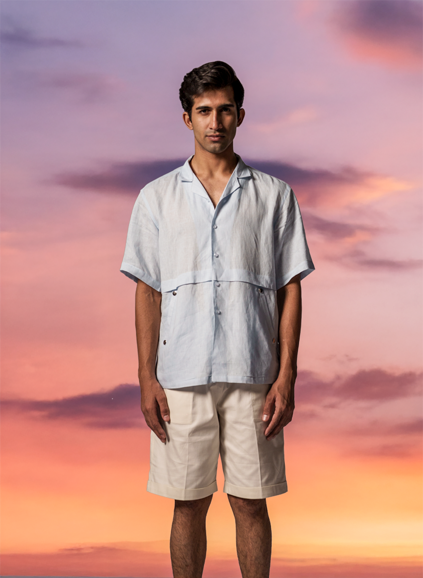 Evolve Linen Shirt (Half Sleeve)