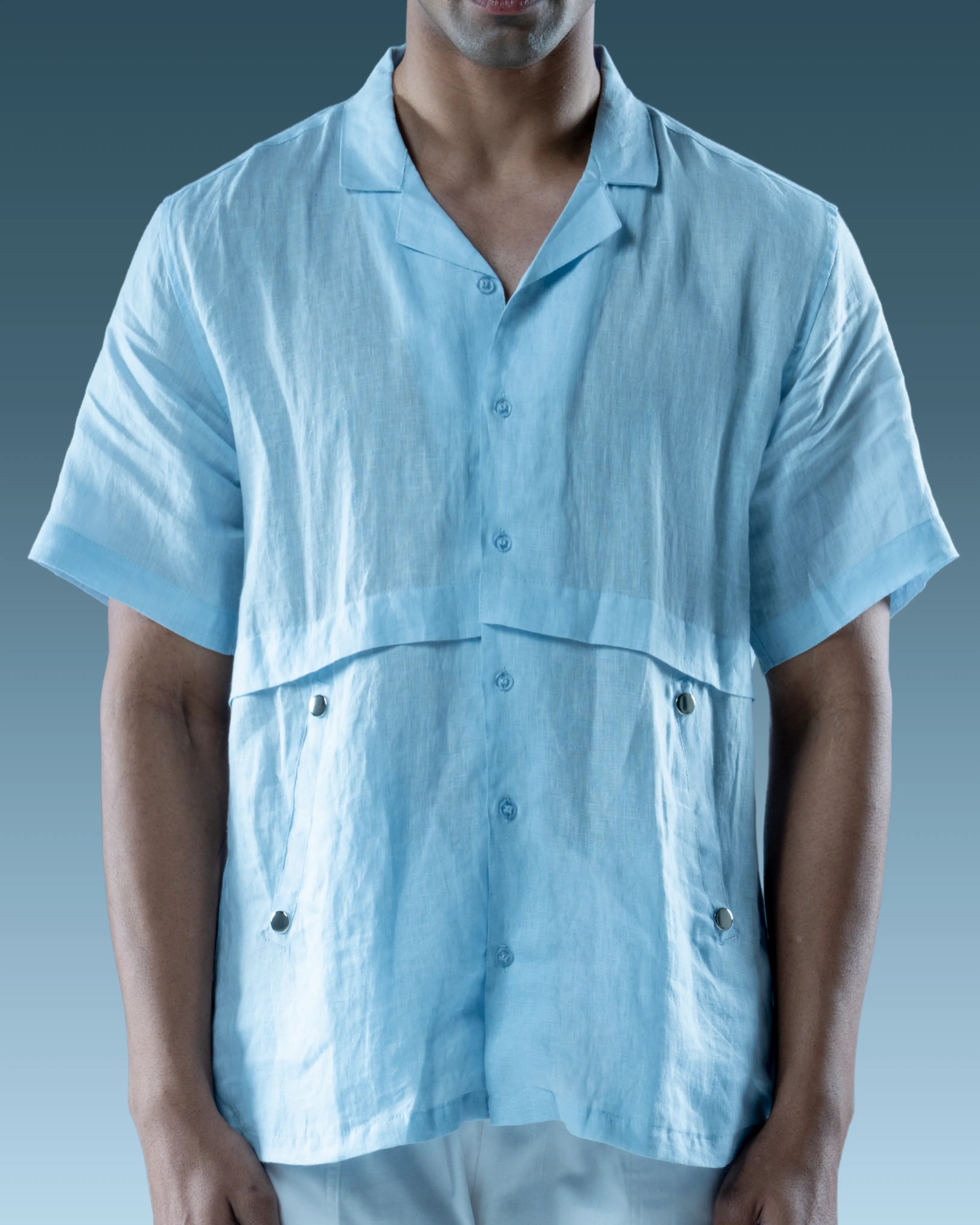 Evolve Linen Shirt (Half Sleeve)