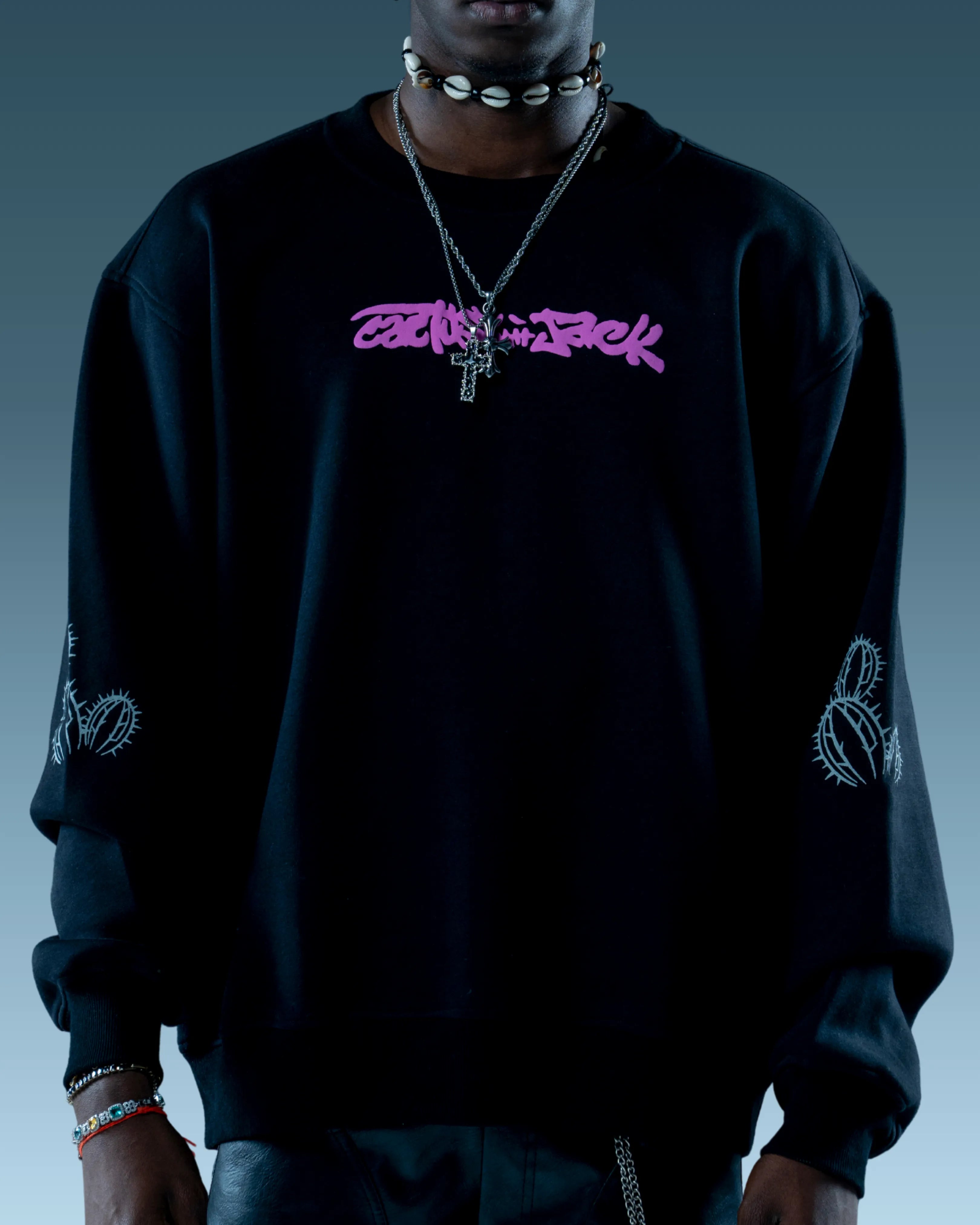 CJ BLACK OVERSIZED SWEAT