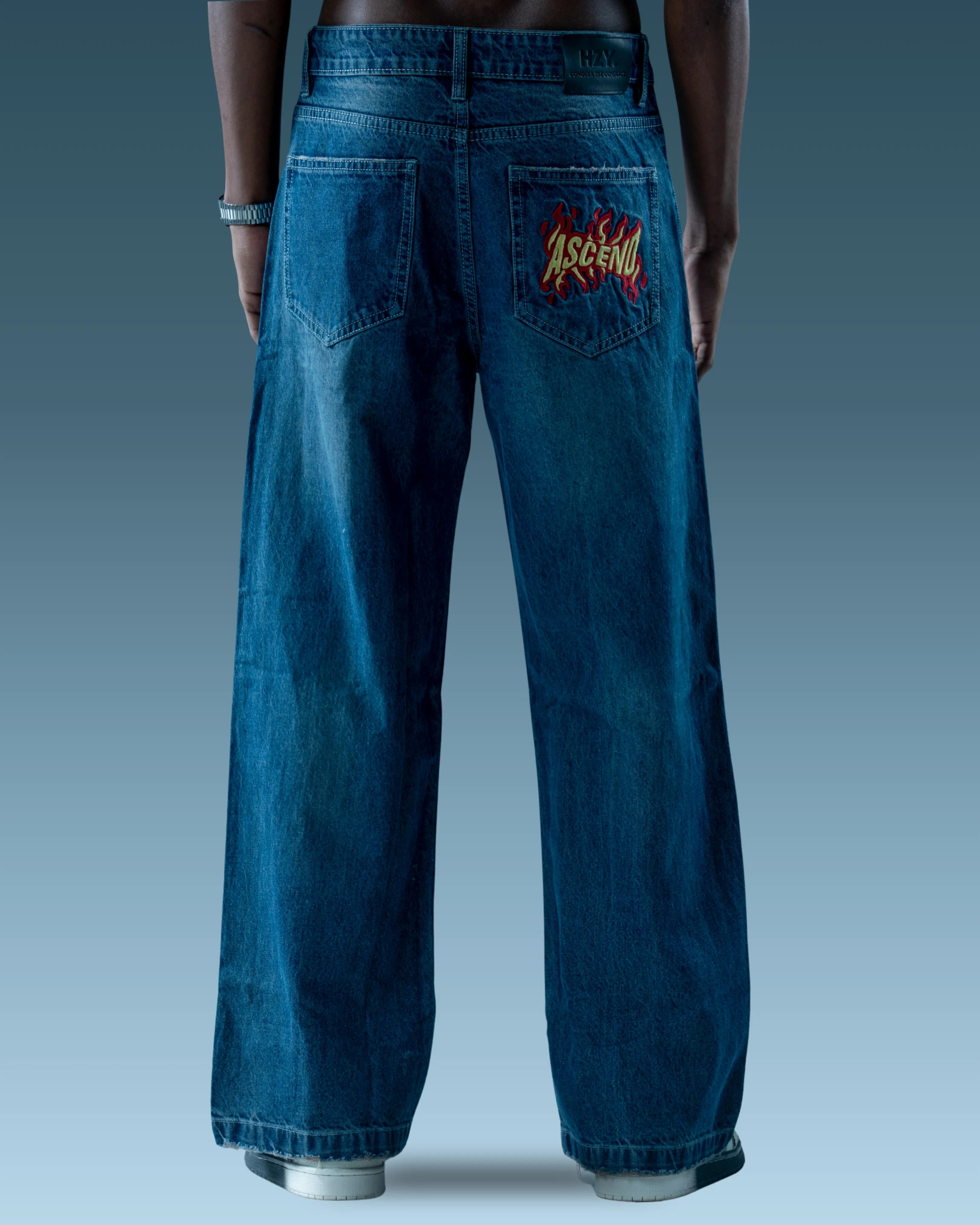 Premium Azure oversized denim