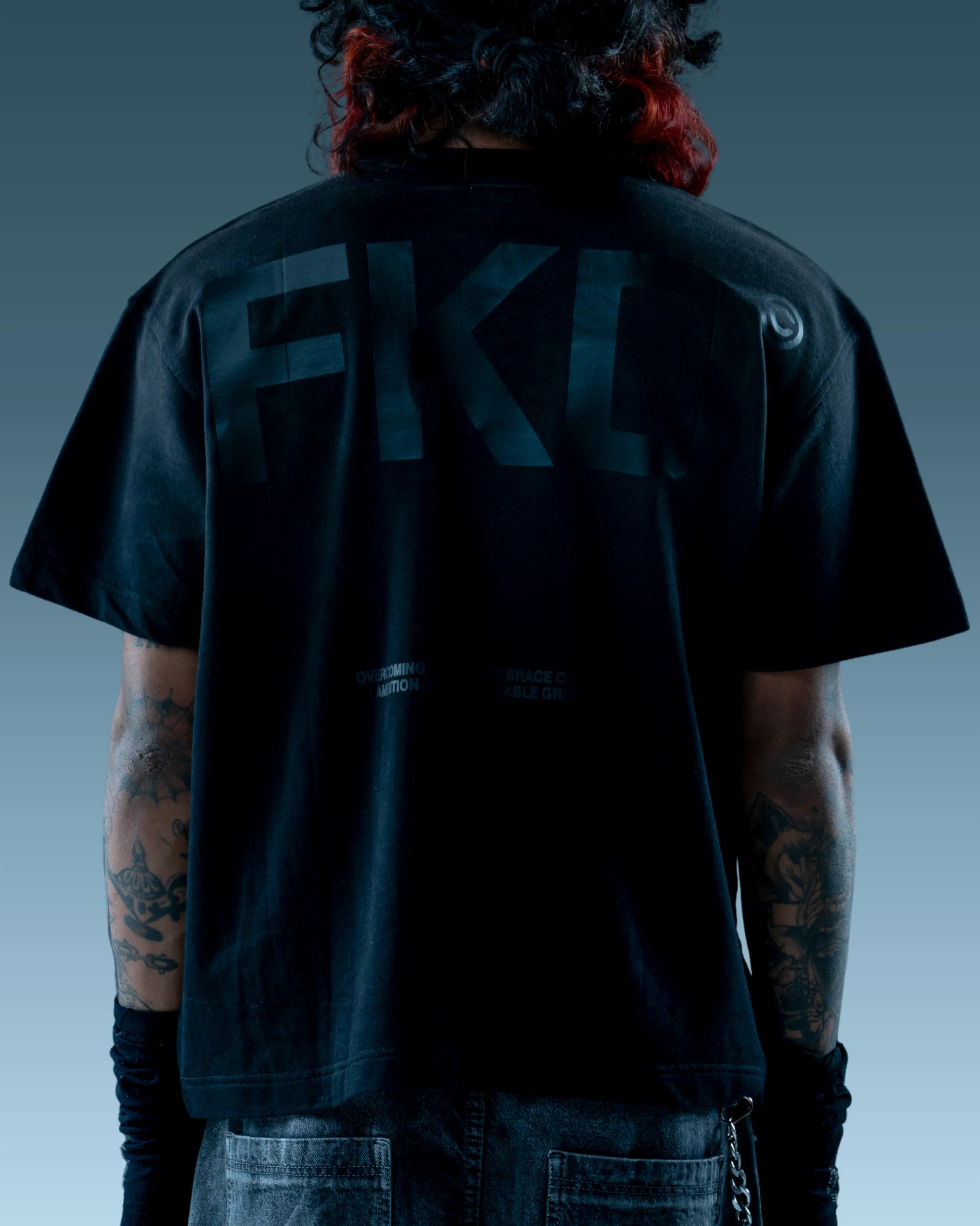 Premium Cotton Unisex Oversized Black Tee