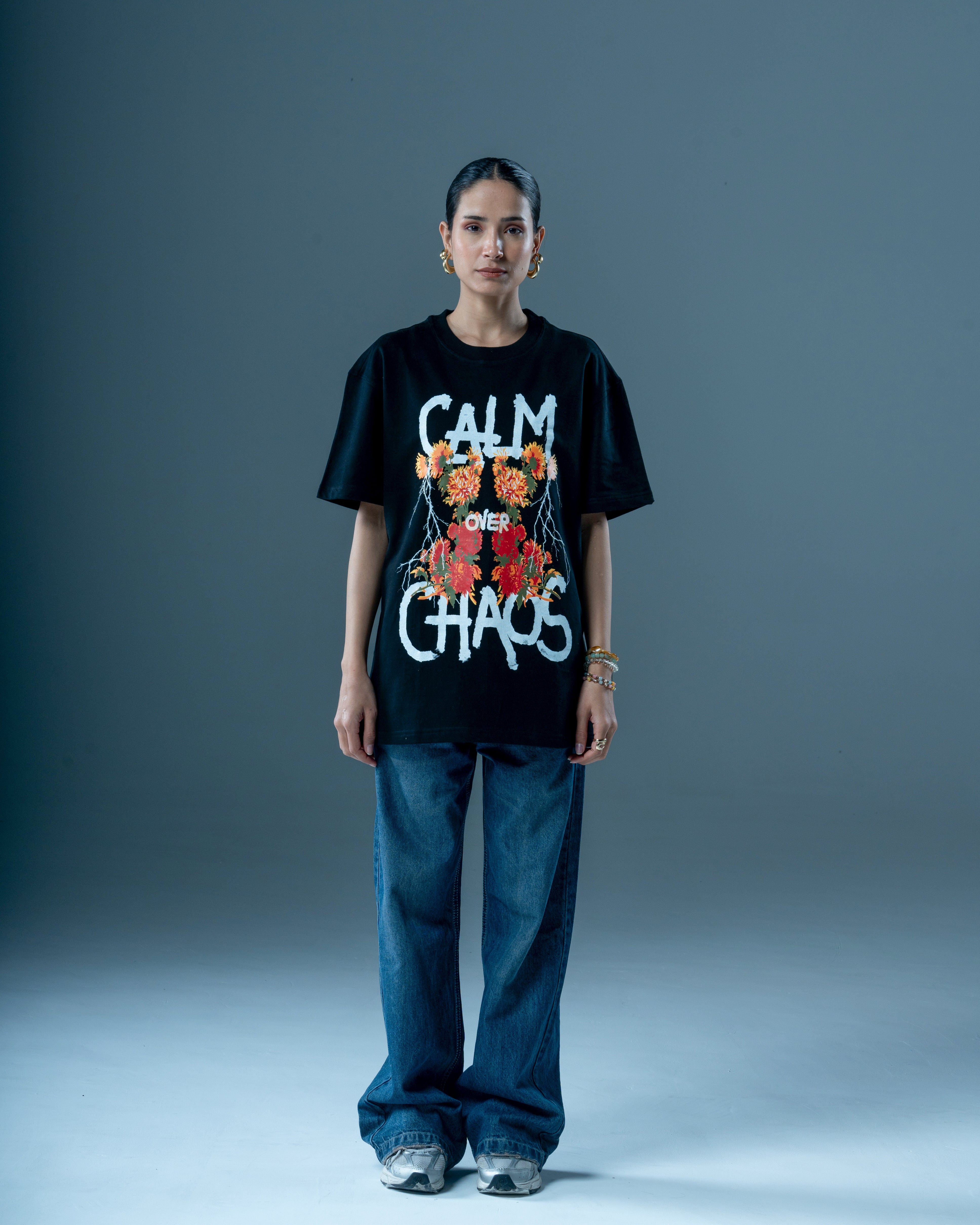 COC Black oversized T-shirt-thumbmail-5