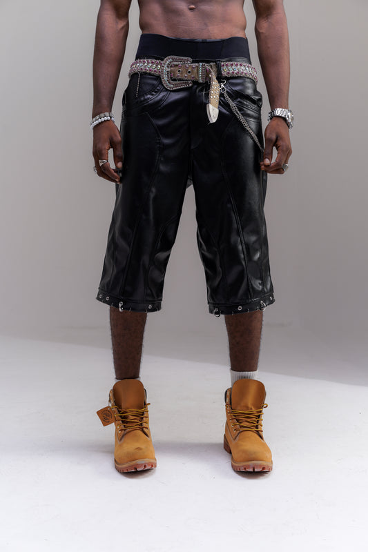 Mo City Black Jorts