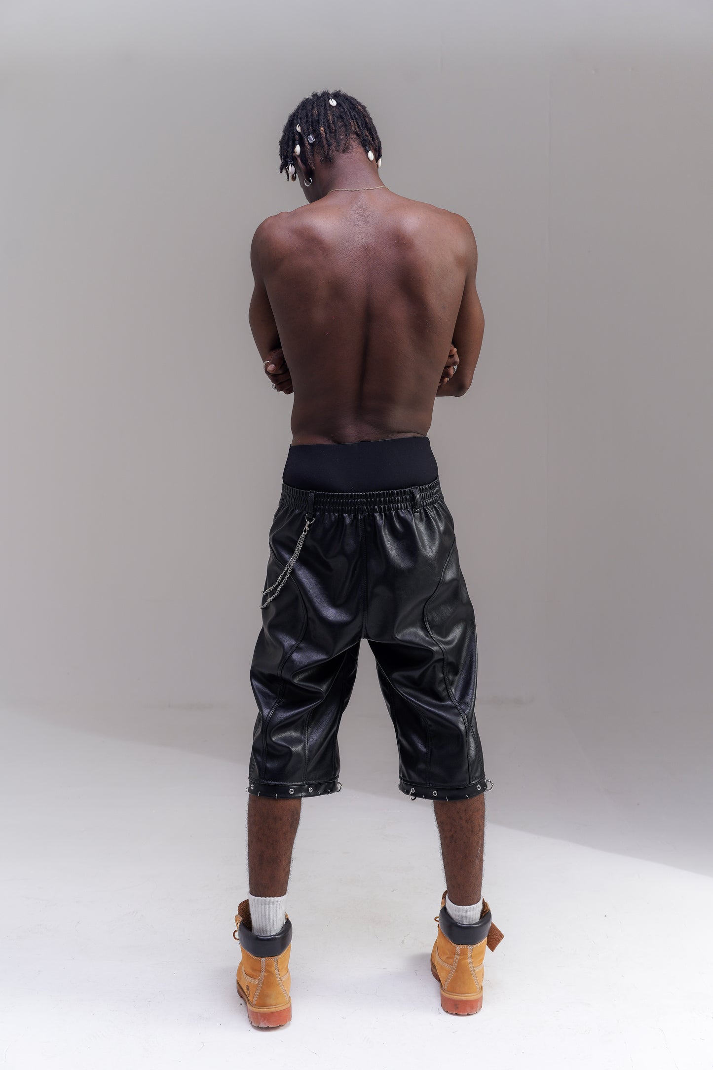 Mo City Black Jorts