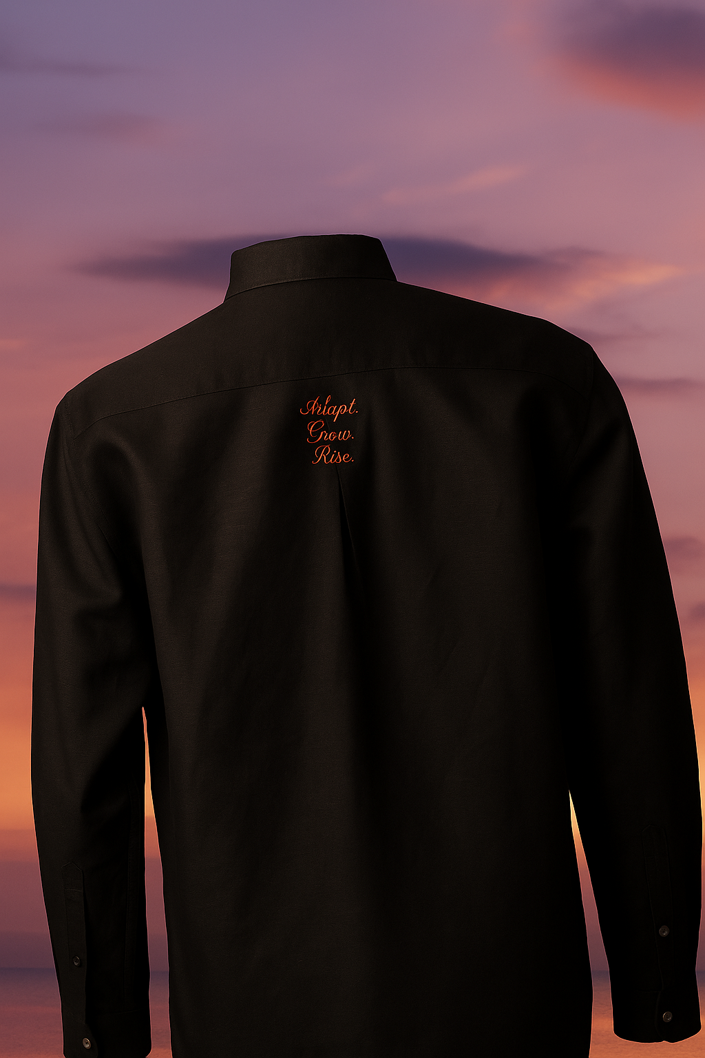 Evolve Black Cotton-Linen Relaxed Fit Shirt