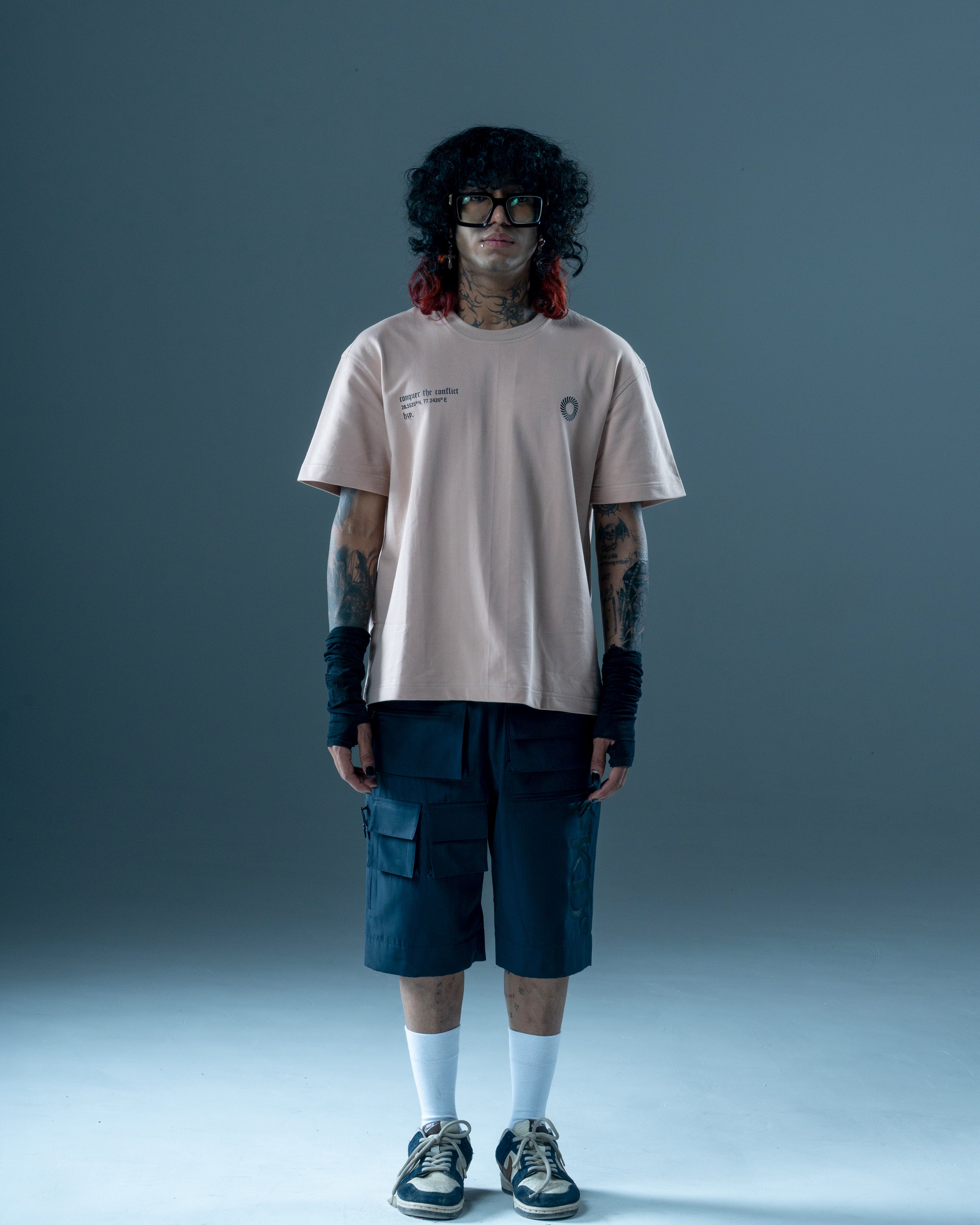 ROSE GOLD OVERSIZED TEE