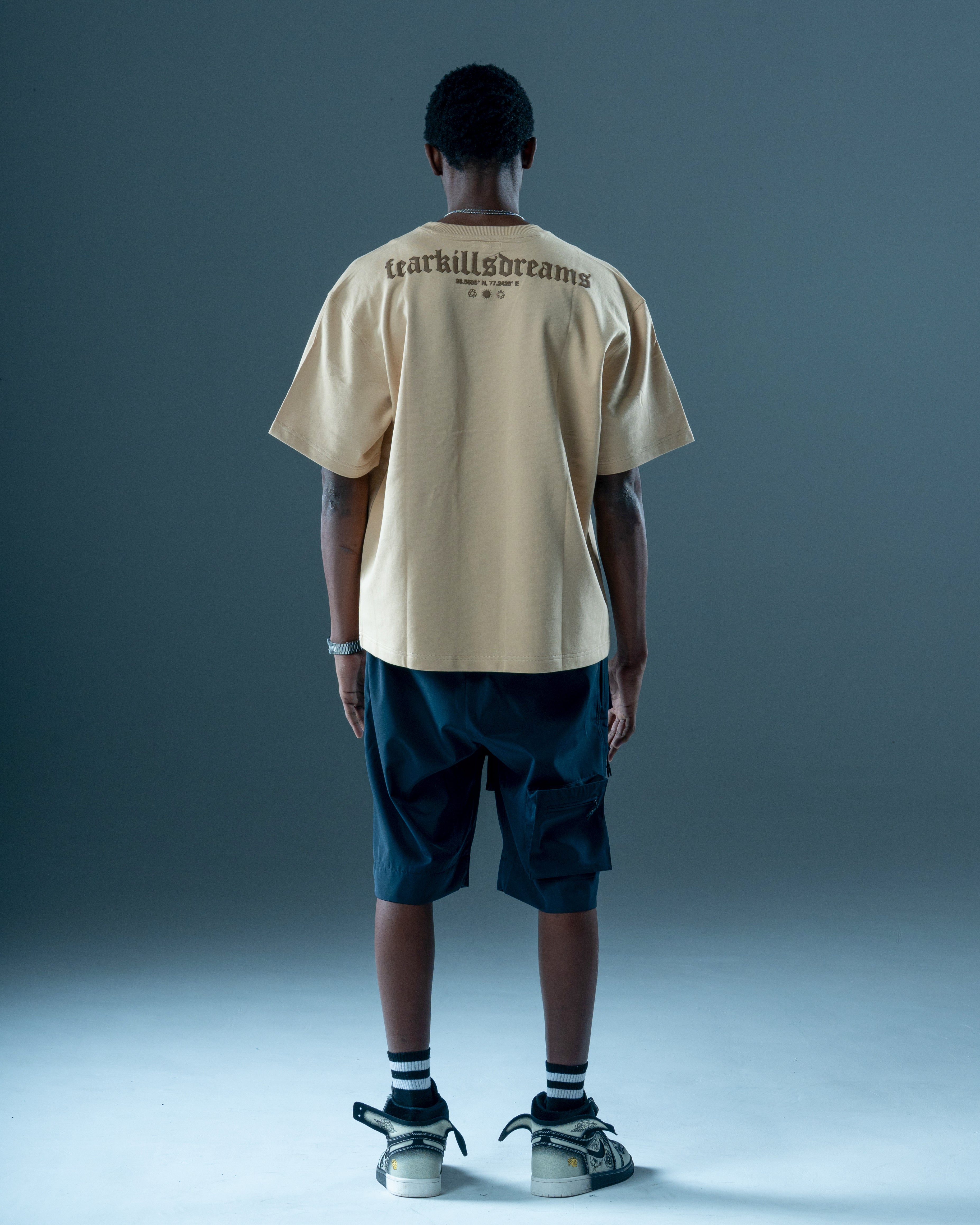 BEIGE PUFF OVERSIZED TEE-thumbmail-3