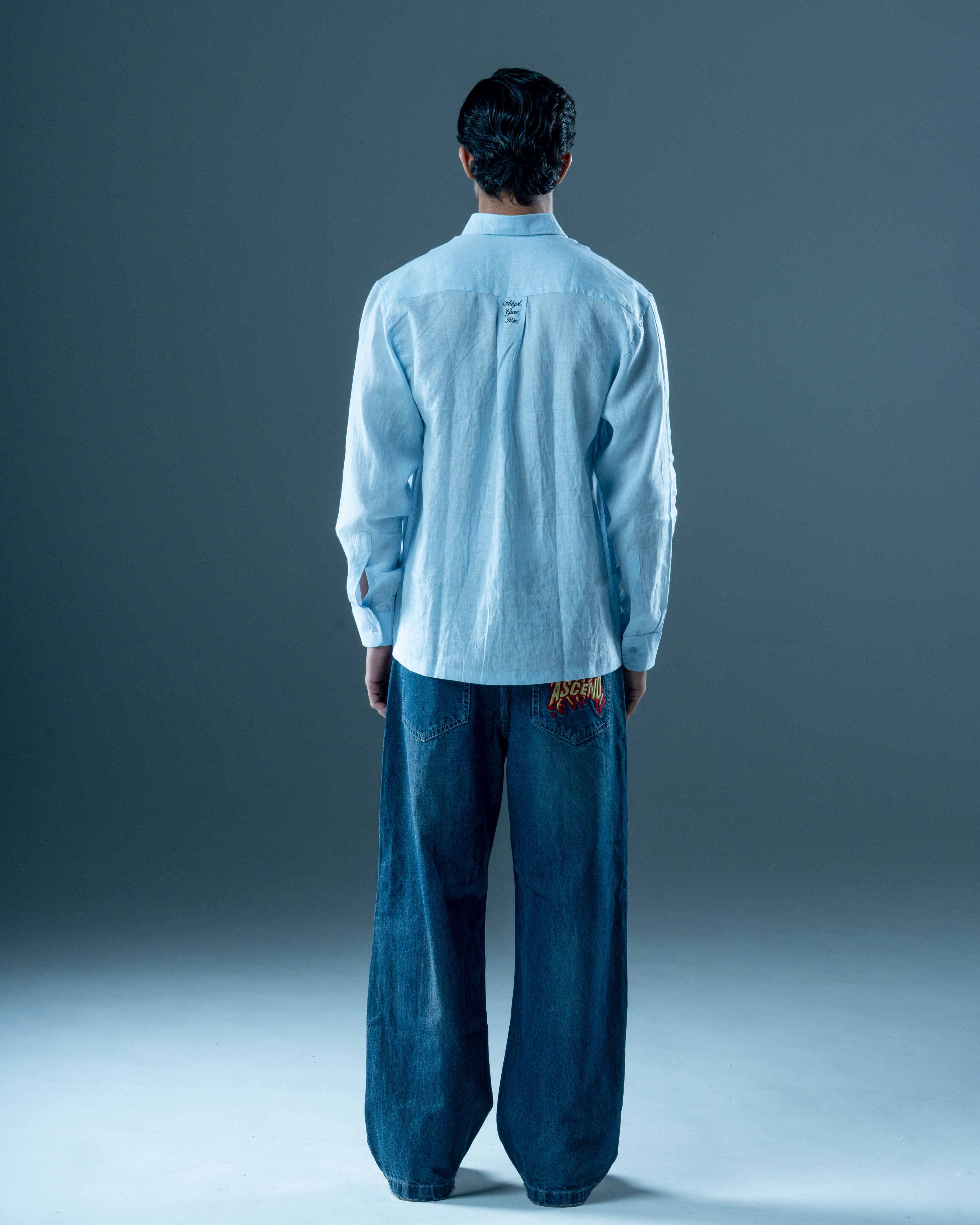 EVOLVE LINEN SHIRT (FULL SLEEVE)-thumbmail-4