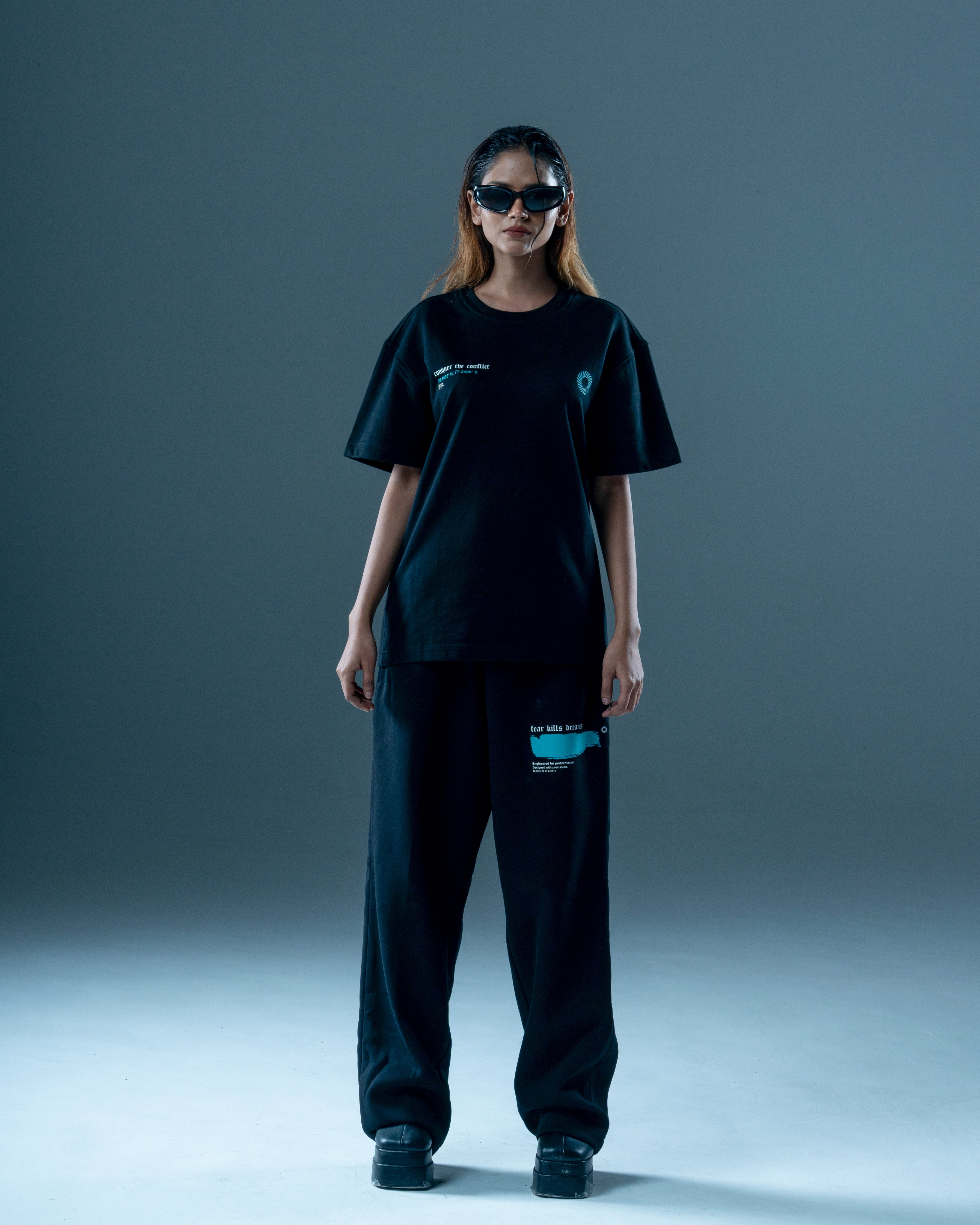 Dreadleam Black Oversized Tee-thumbmail-5