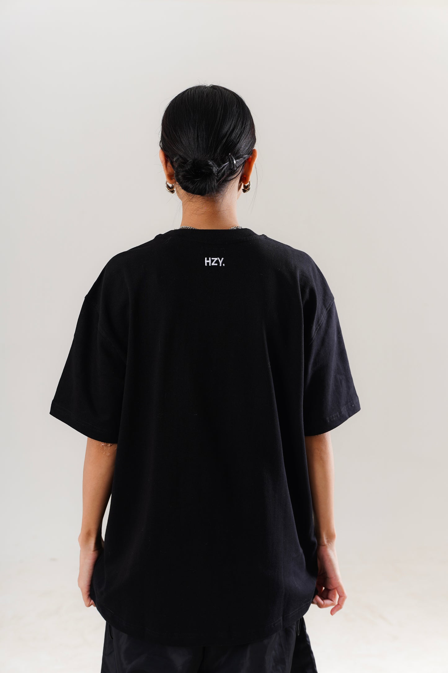 Black F**K OFF Oversized Tee