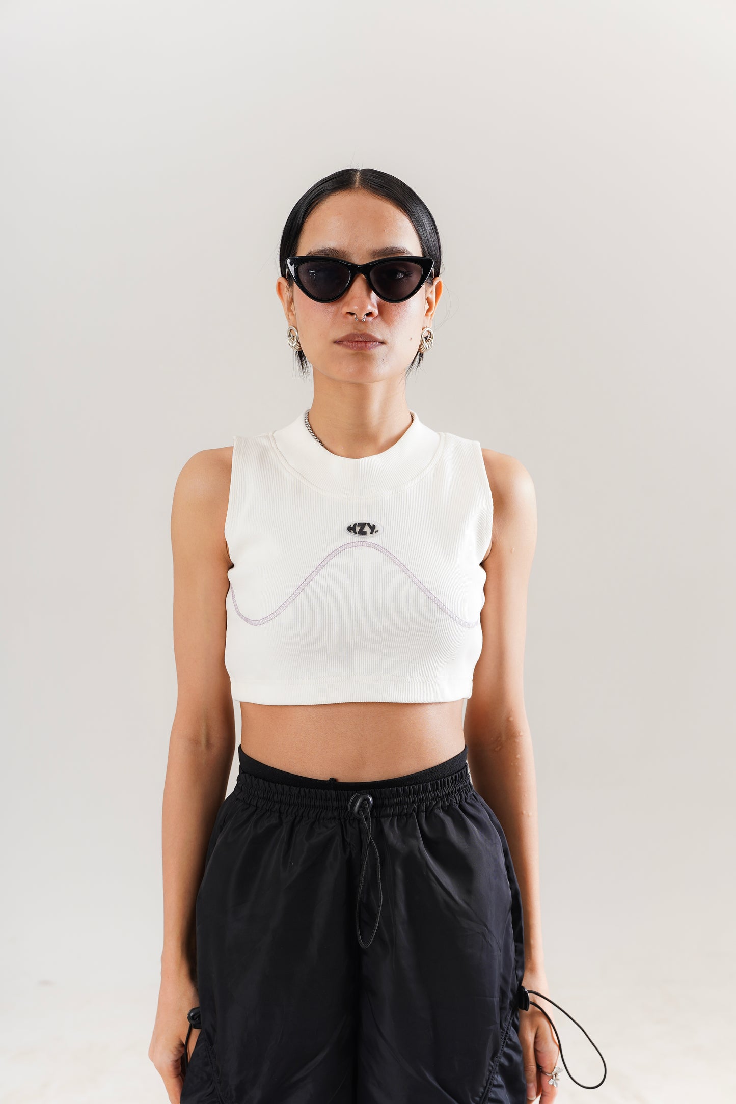 Basic White Crop Top