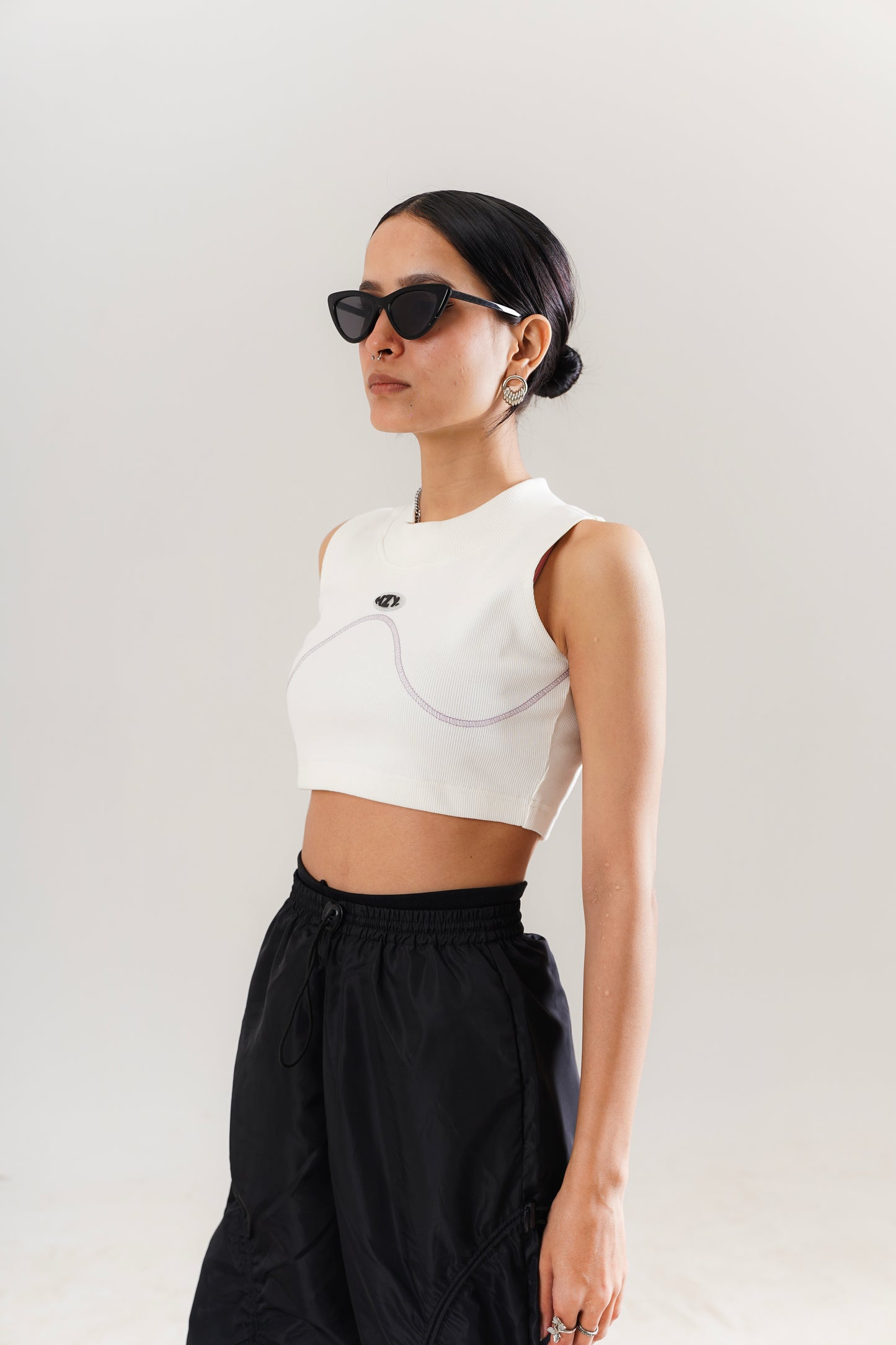 Basic White Crop Top