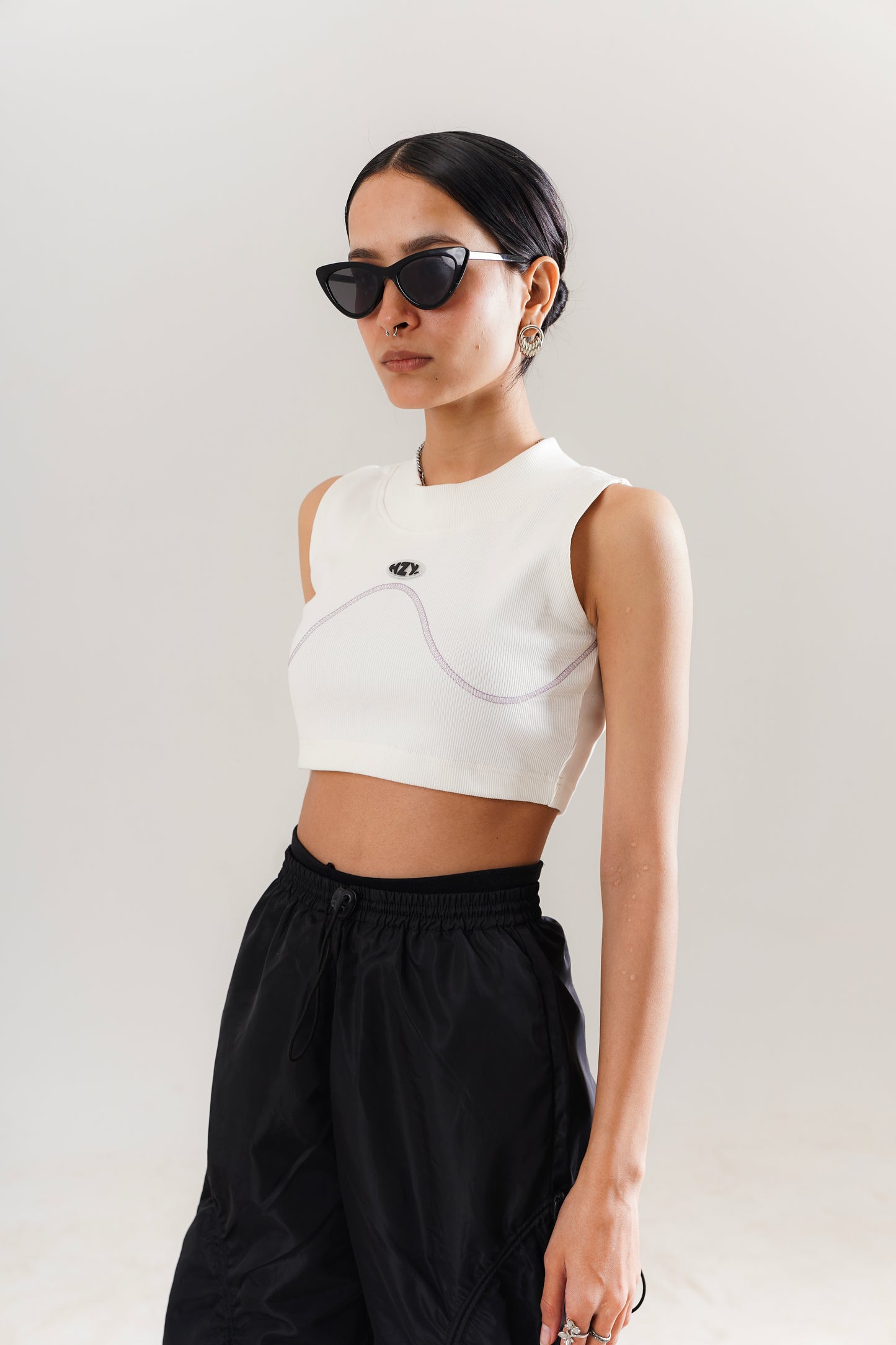 Basic White Crop Top