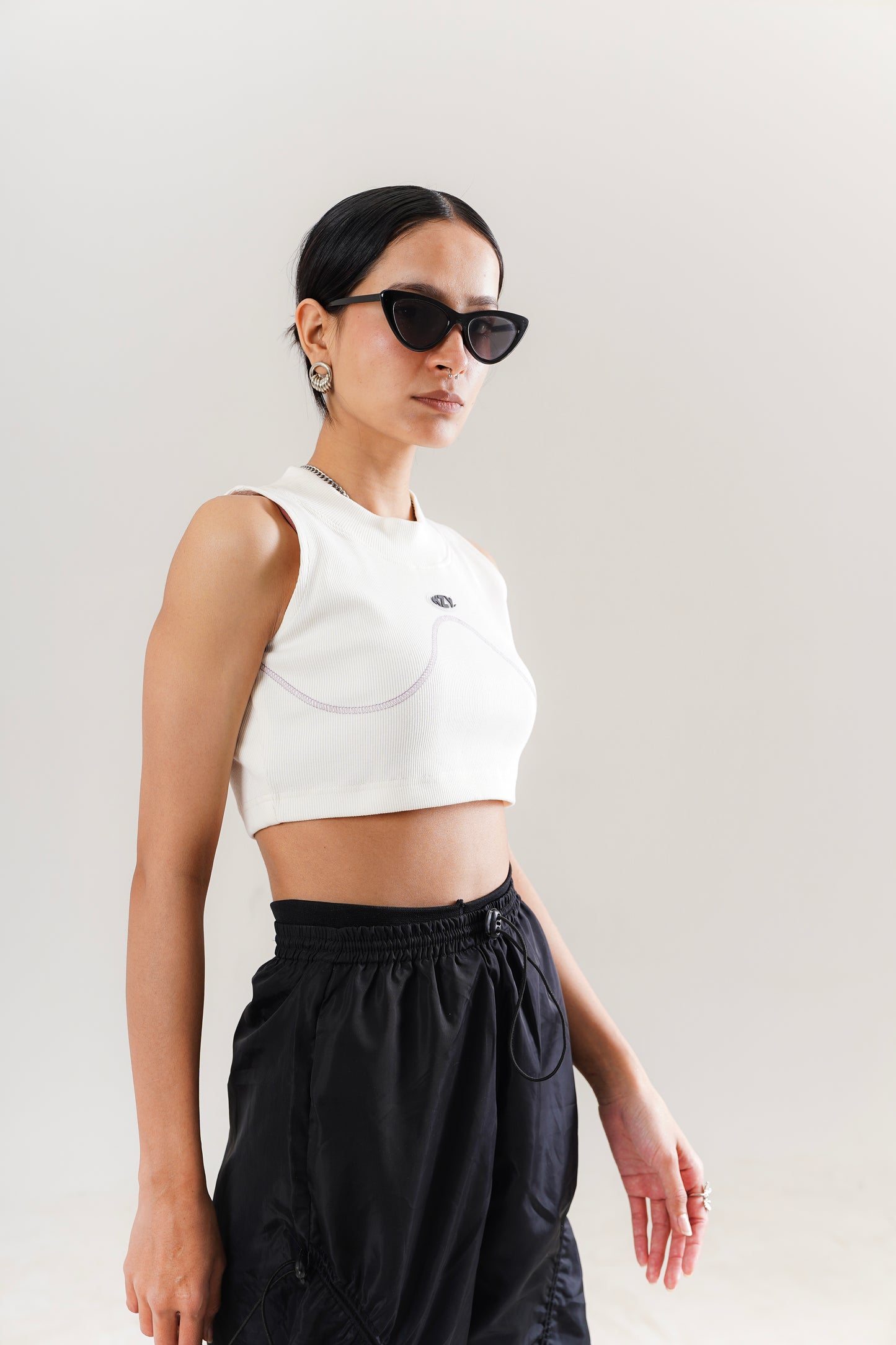 Basic White Crop Top