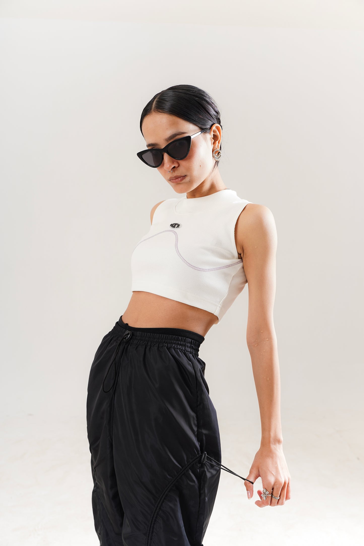 Basic White Crop Top