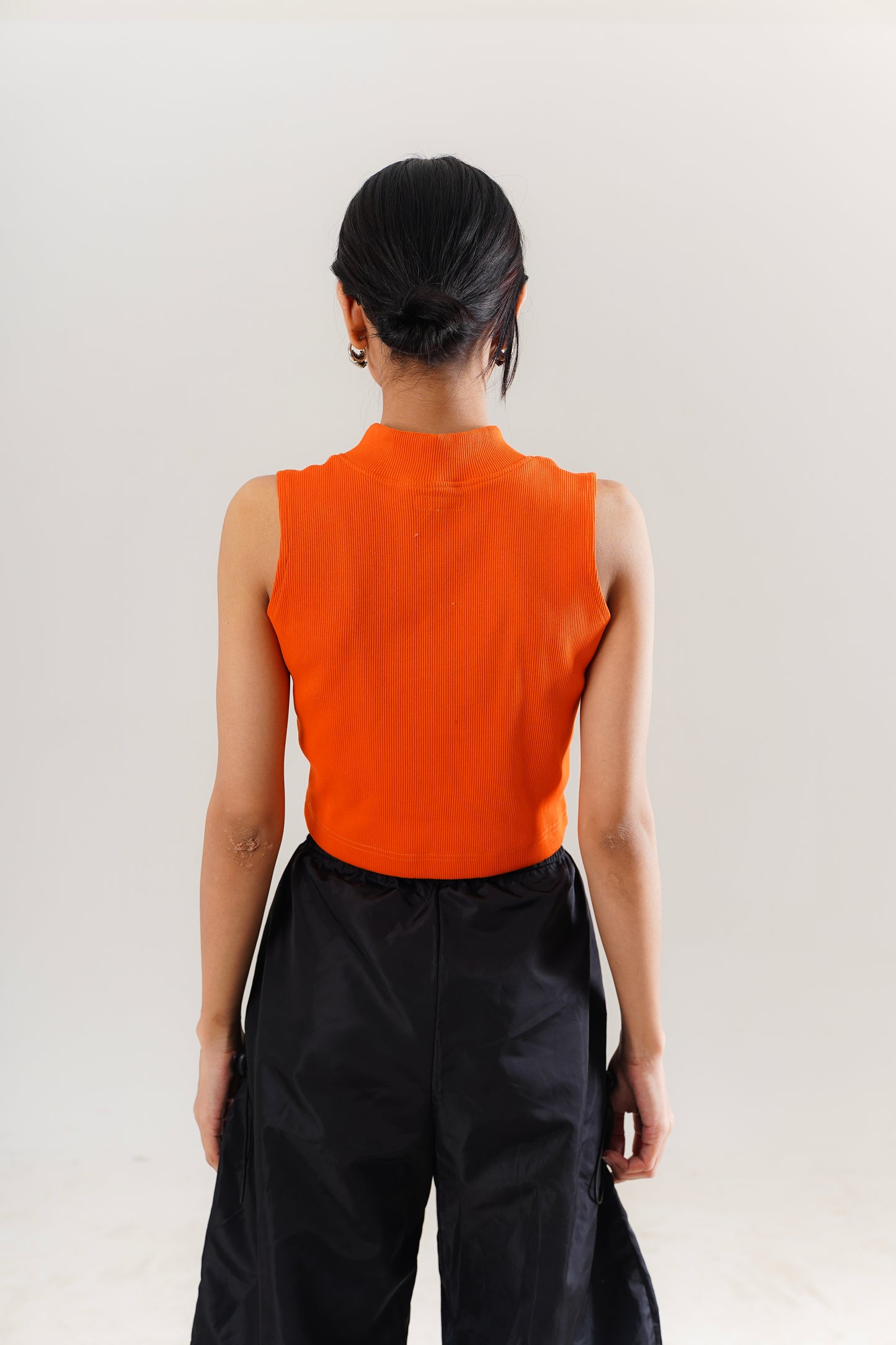 Basic Orange Crop Top