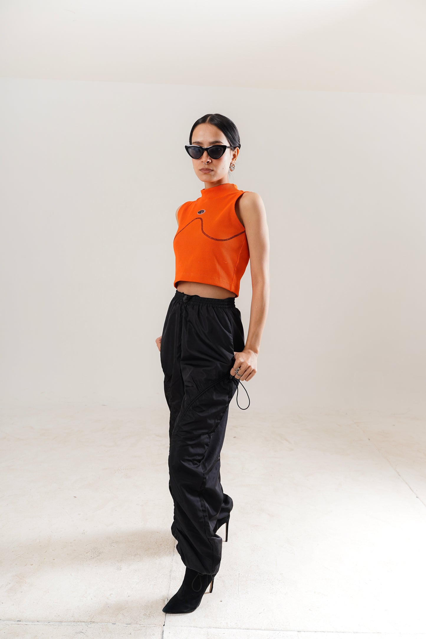 Basic Orange Crop Top