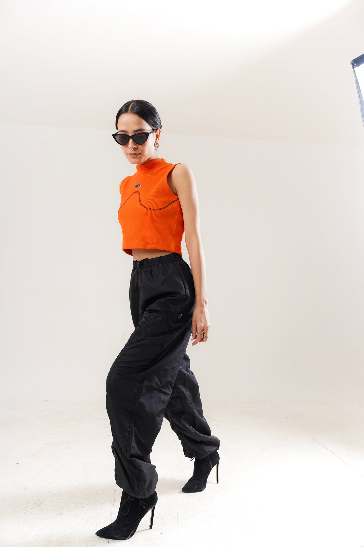 Basic Orange Crop Top