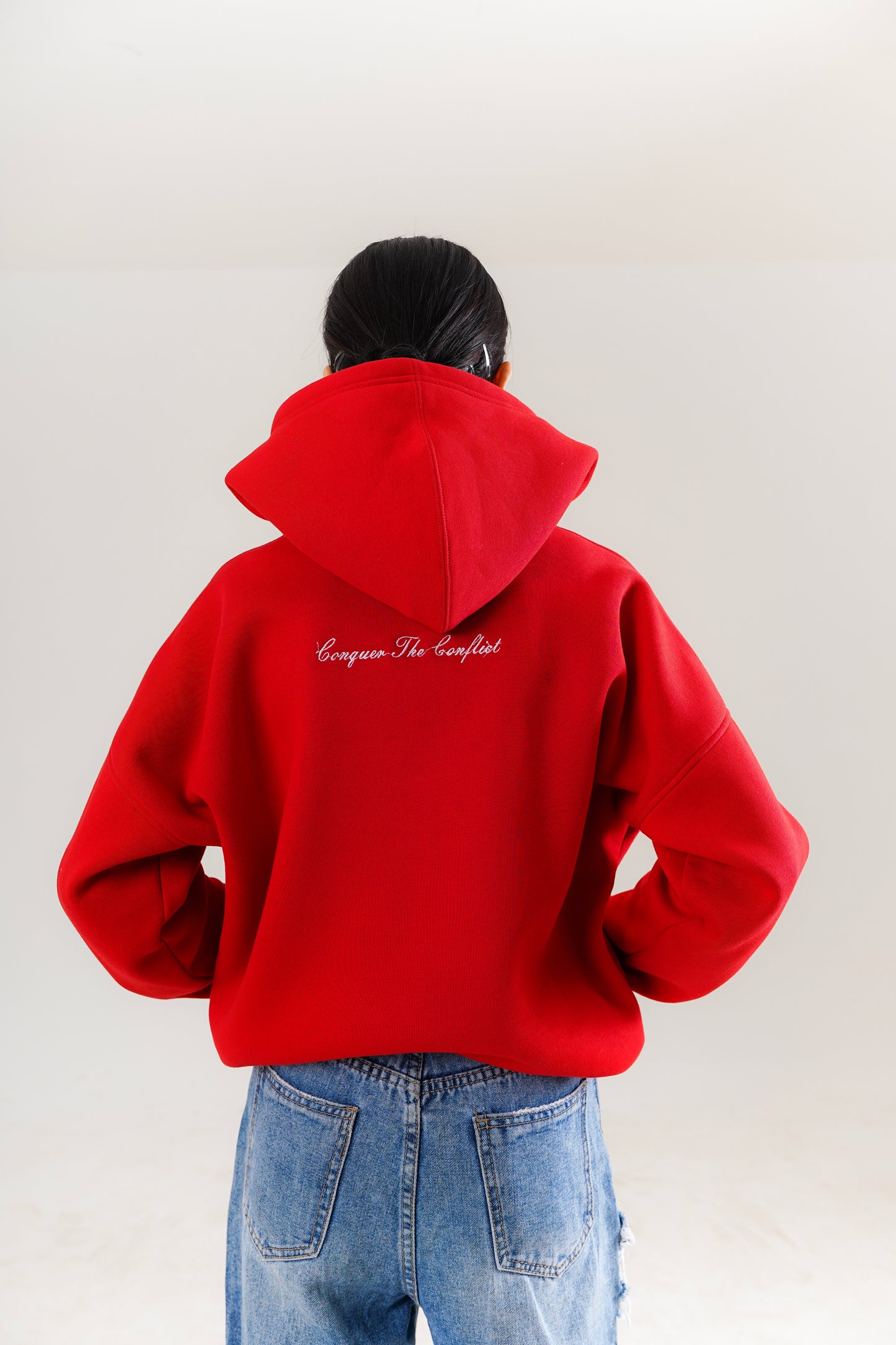 Red Conflict Hoodies